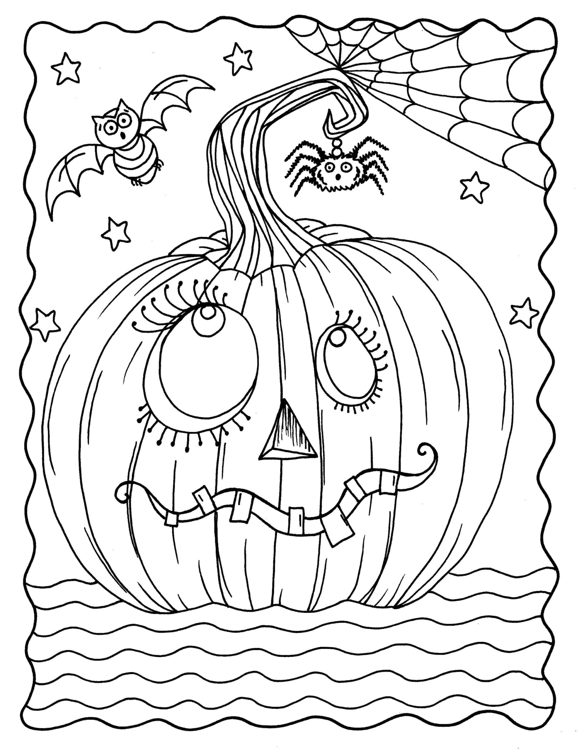 Halloween Printable Coloring Pages
