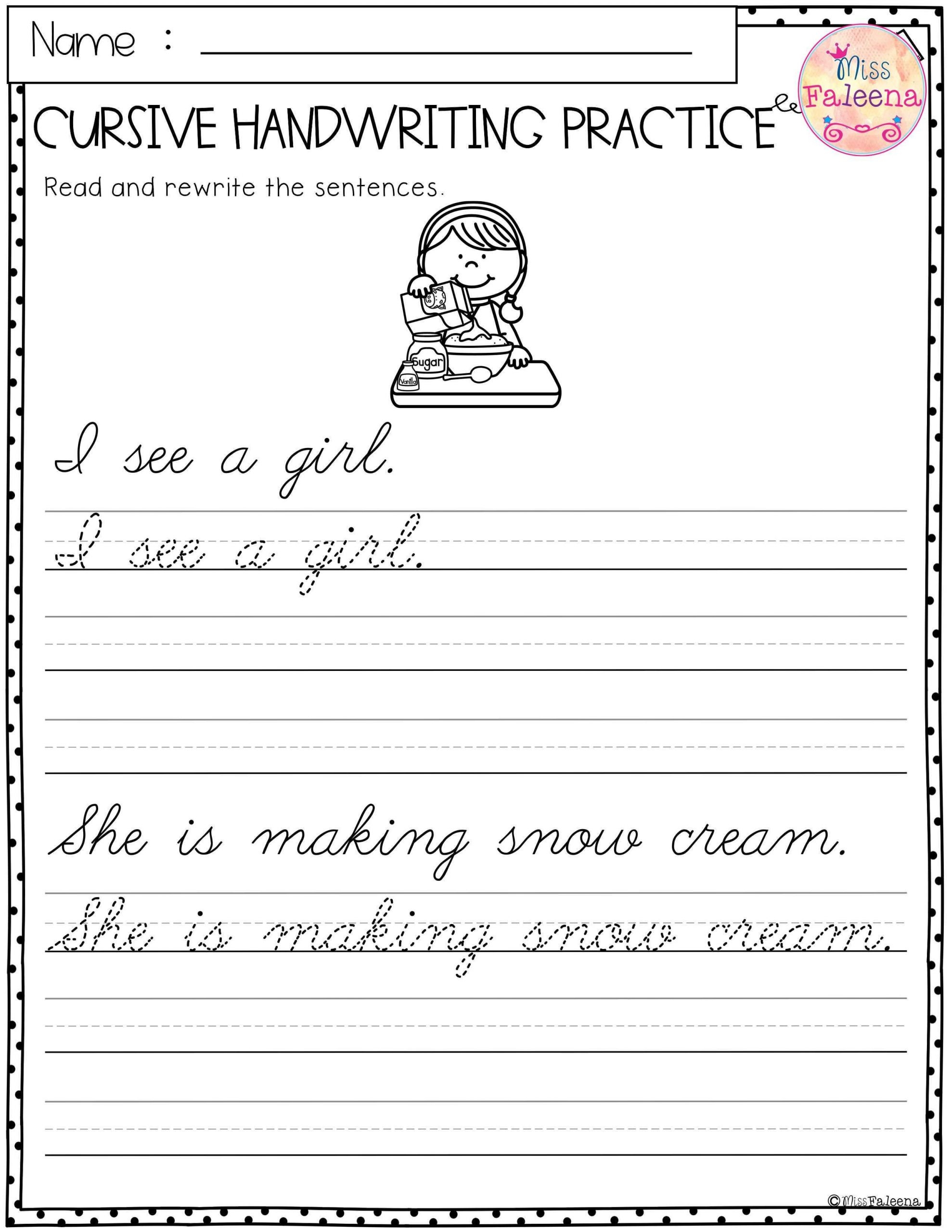 Handwriting Worksheets Grade 3 Writing Worksheets