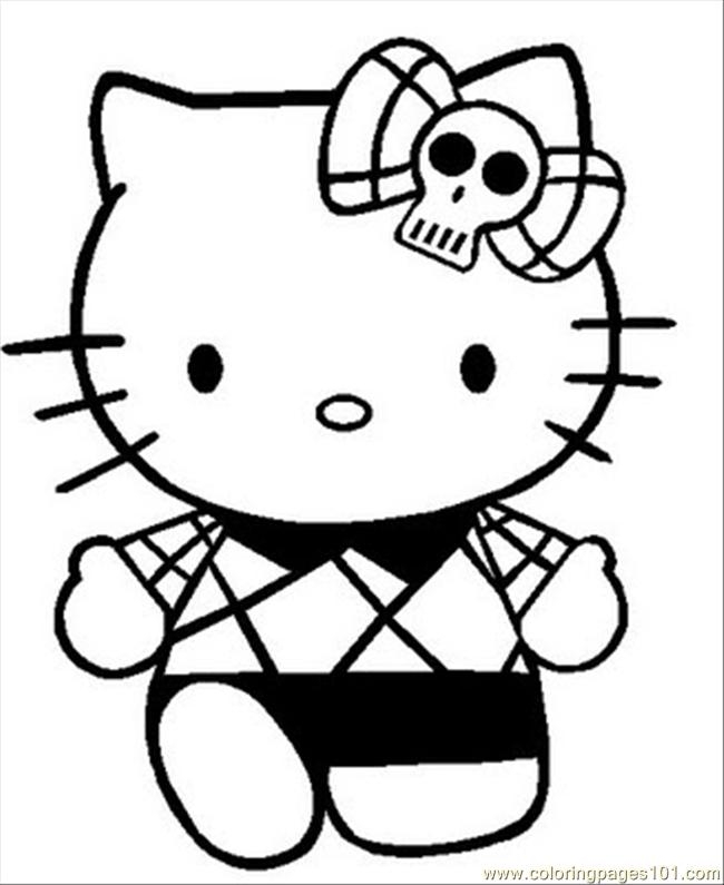 Hello Kitty Marshmallow Coloring Page Hello Kitty Marshmallow Coloring Page