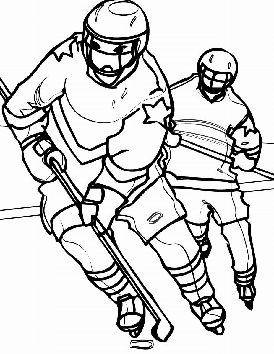 Hockey Coloring Pages