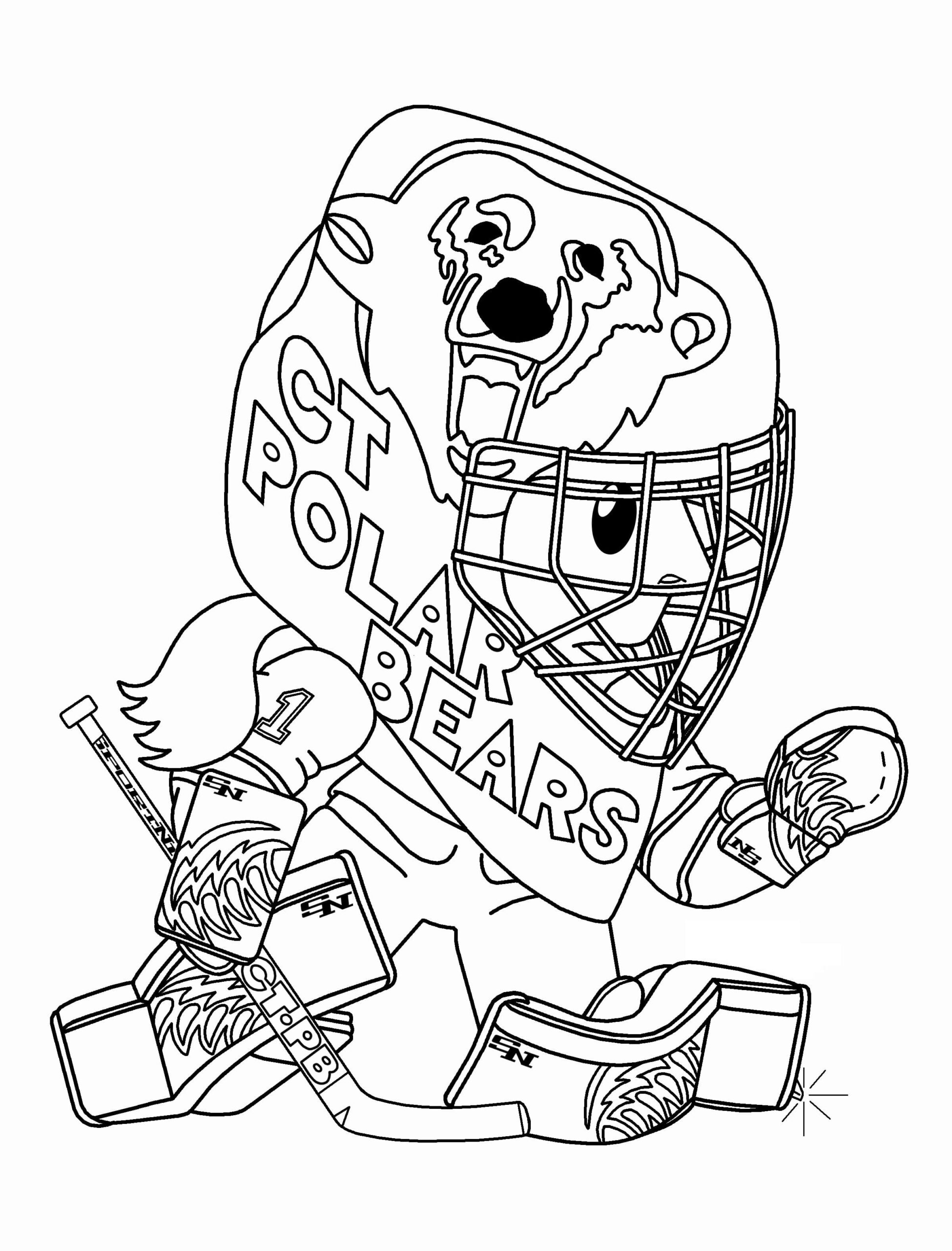 Hockey Coloring Pages 100 Pictures Free Printable