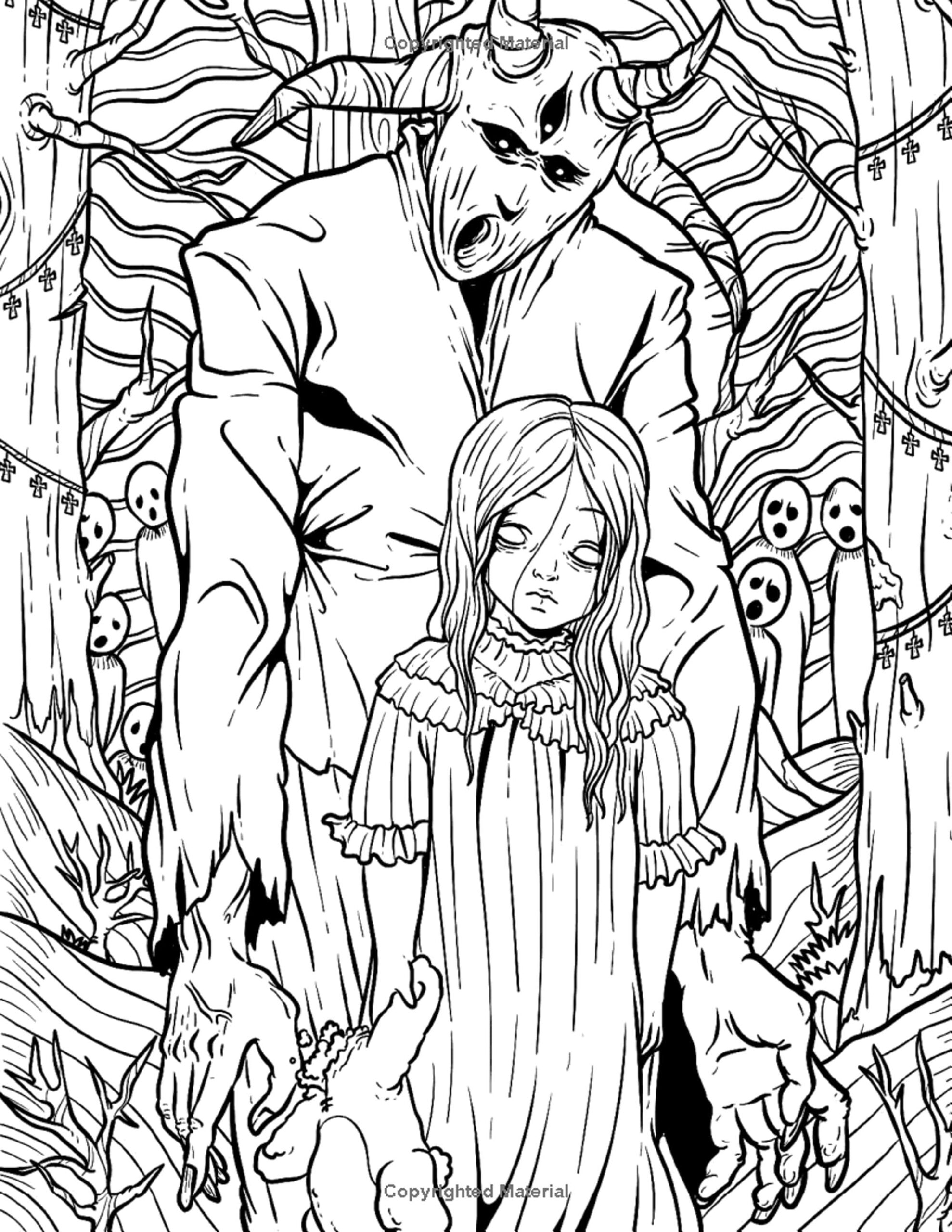 Horror Coloring Pages