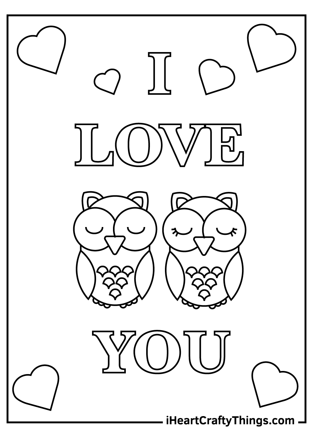 I Love You Coloring Pages For Teenagers Printable Love Life Skills