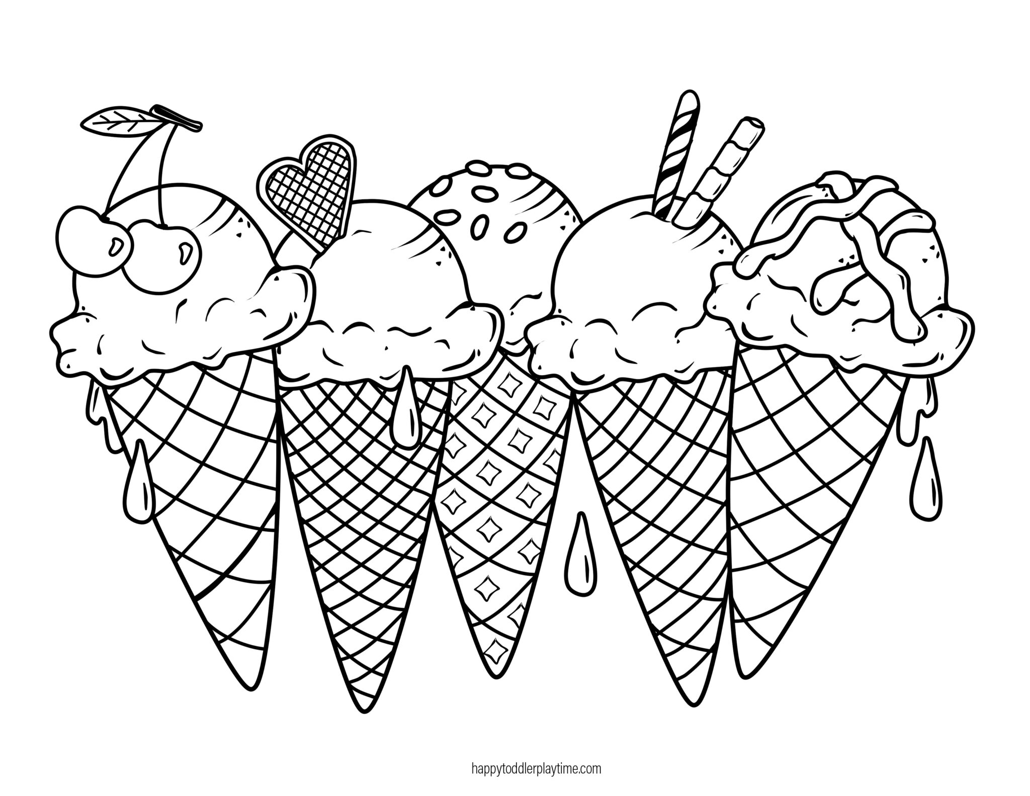 Ice Cream Colouring Pages For Kids Happy Toddler Playtime Ice Cream Colouring Pages For Kids Happy Toddler Playtime