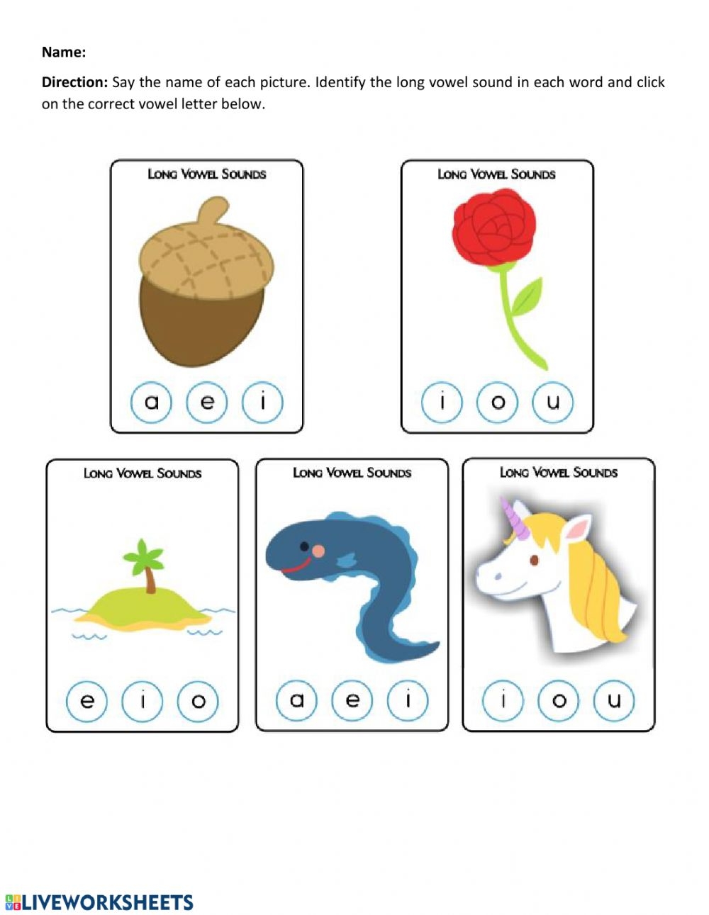 Identifying Vowel Sounds Worksheets WorksheetsCity