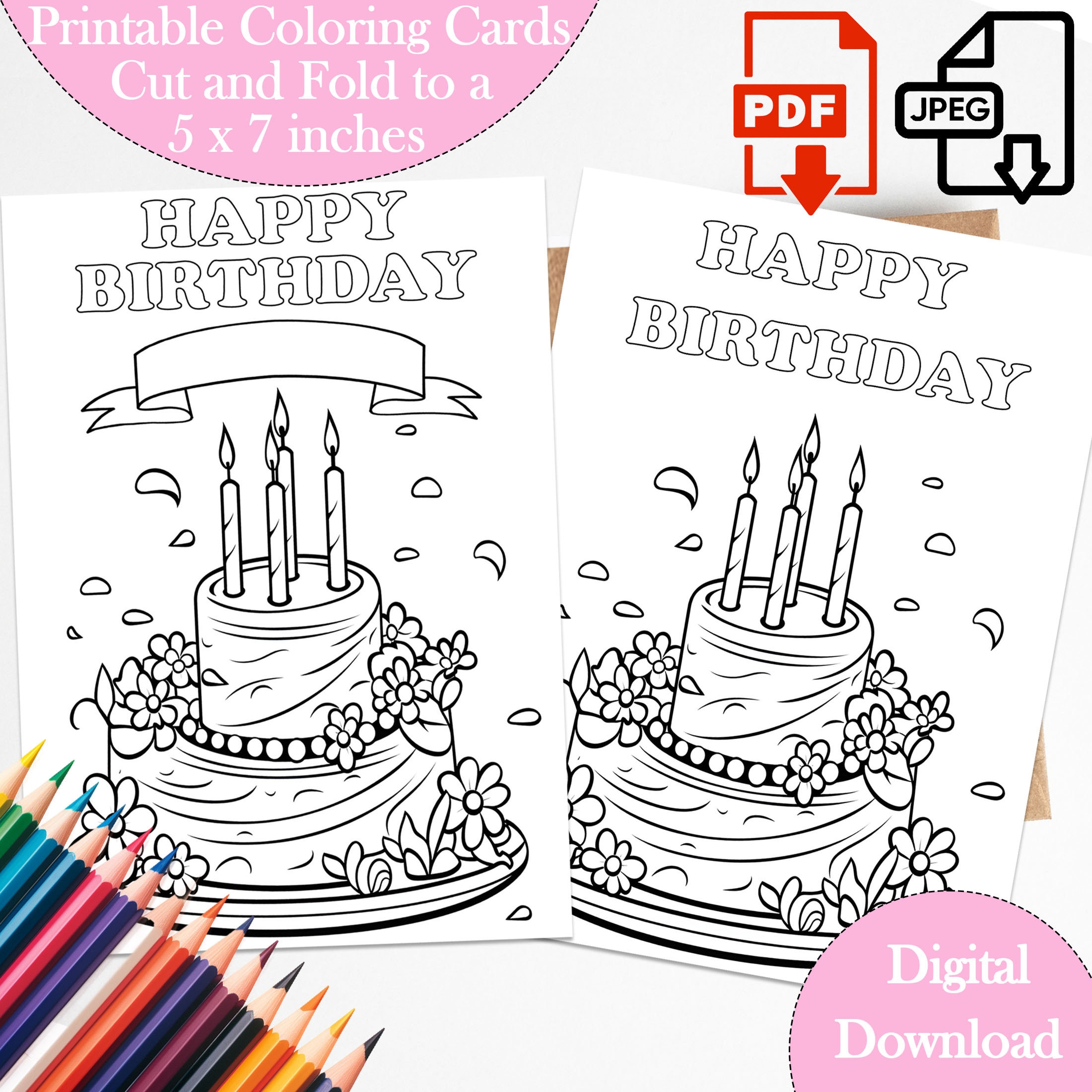 Images Of Coloring Pages For Birthday Cards 2025 Images Of Coloring Pages For Birthday Cards 2025