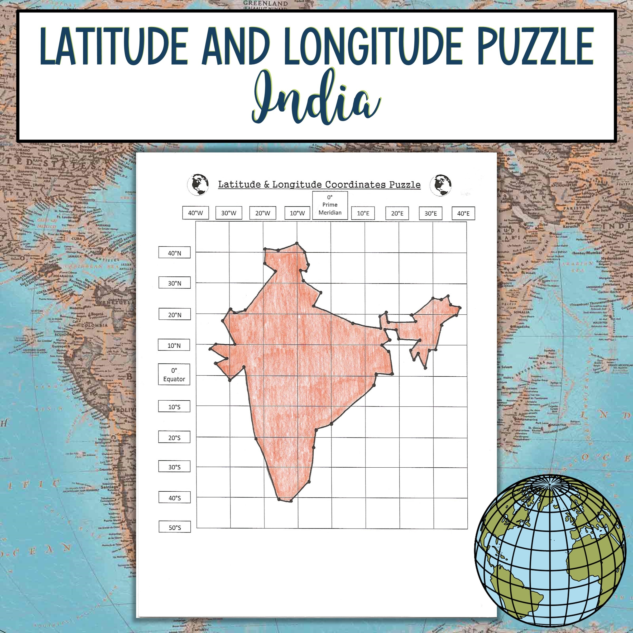 India Latitude And Longitude Practice Puzzle Worksheets Library India Latitude And Longitude Practice Puzzle Worksheets Library