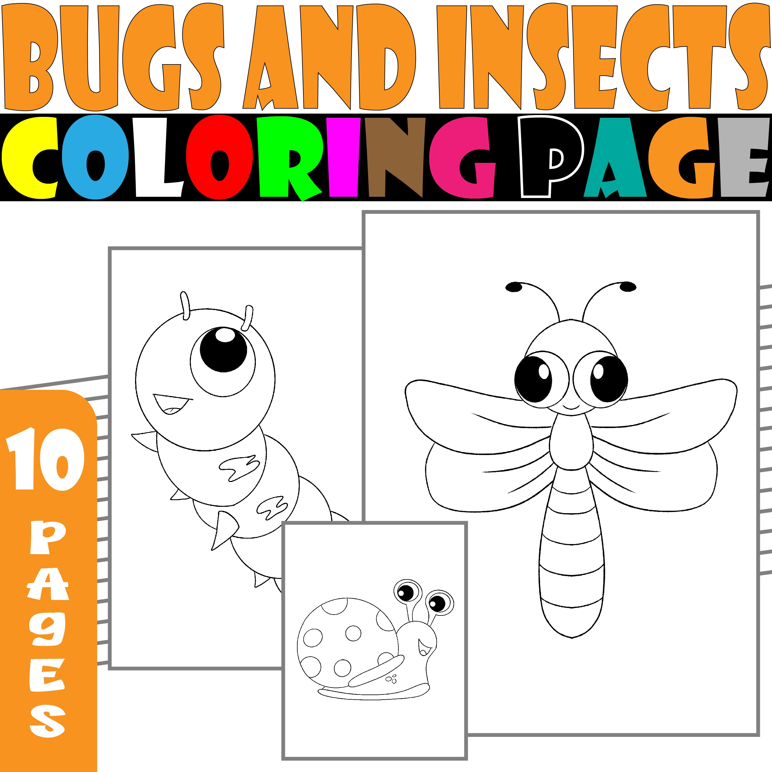 Insect Coloring Pages Insect Coloring Pages