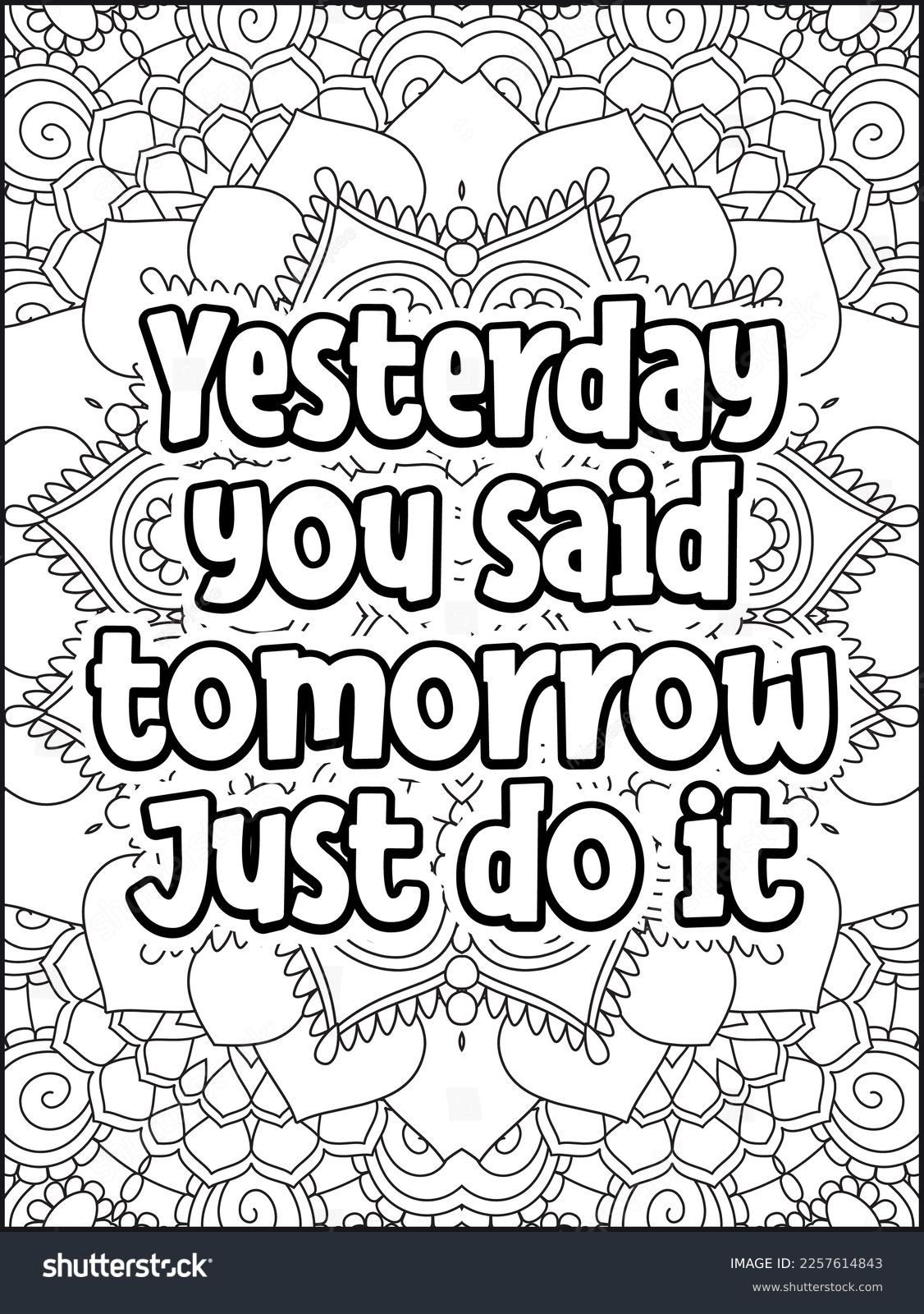 Inspirational Quotes Coloring Sheets
