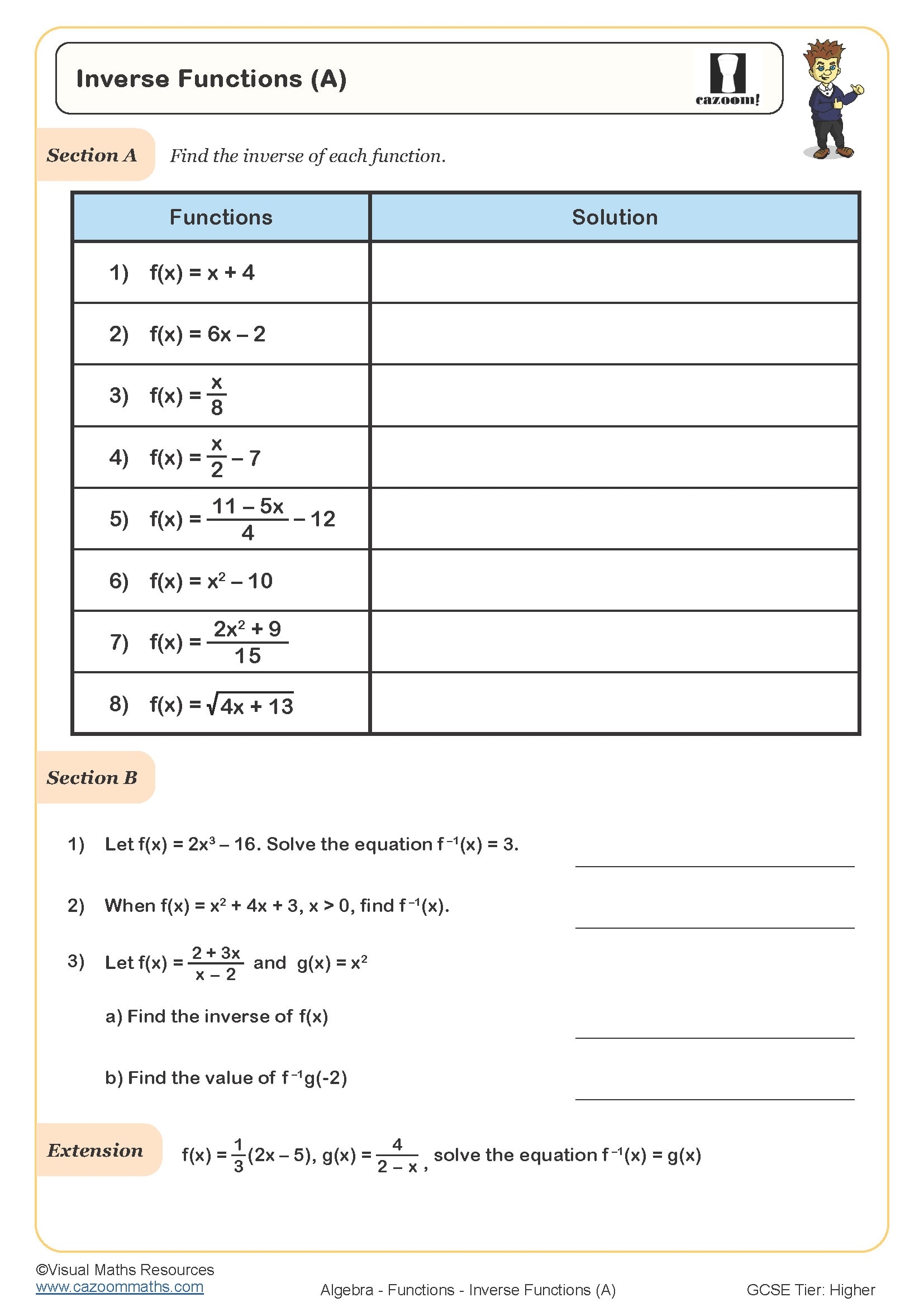 composite functions worksheet composite functions worksheet