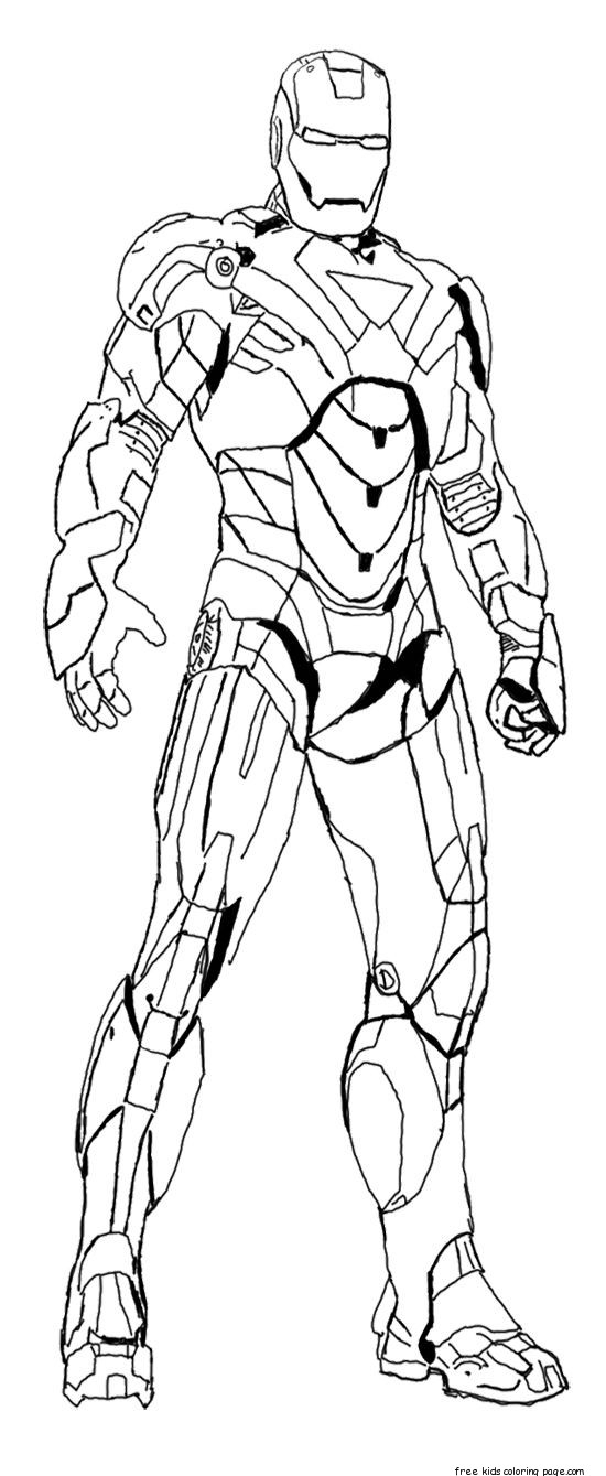 Iron Man Colouring Pictures To Print For KidsFree Printable Coloring 