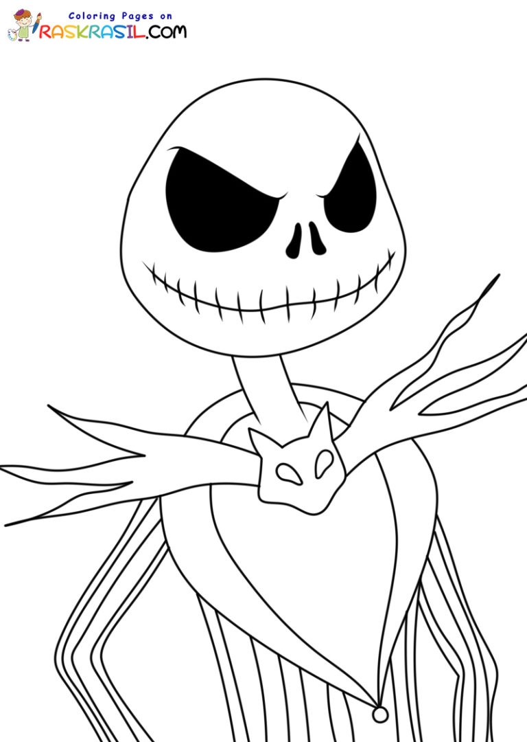 Jack Skellington Coloring Pages