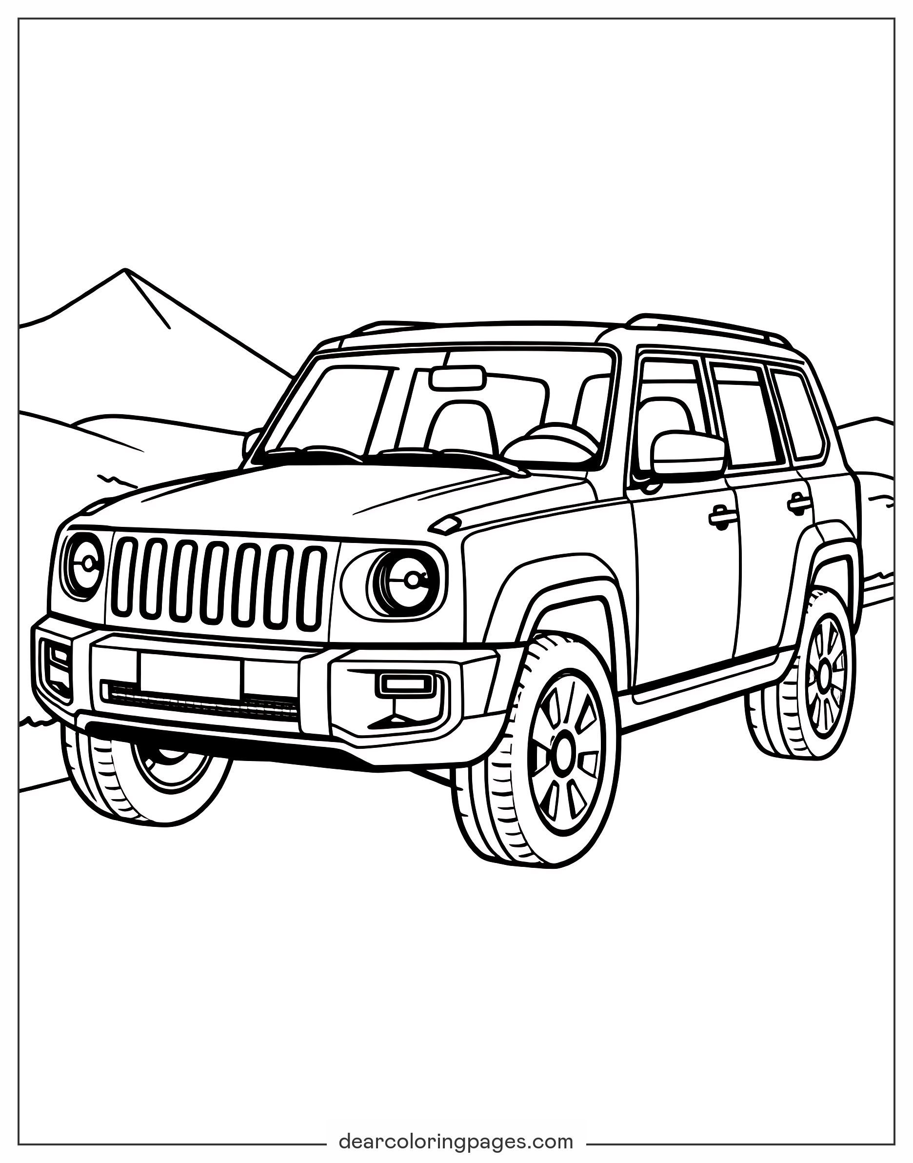 Jeep Coloring Pages 15 Free Printable Coloring Pages