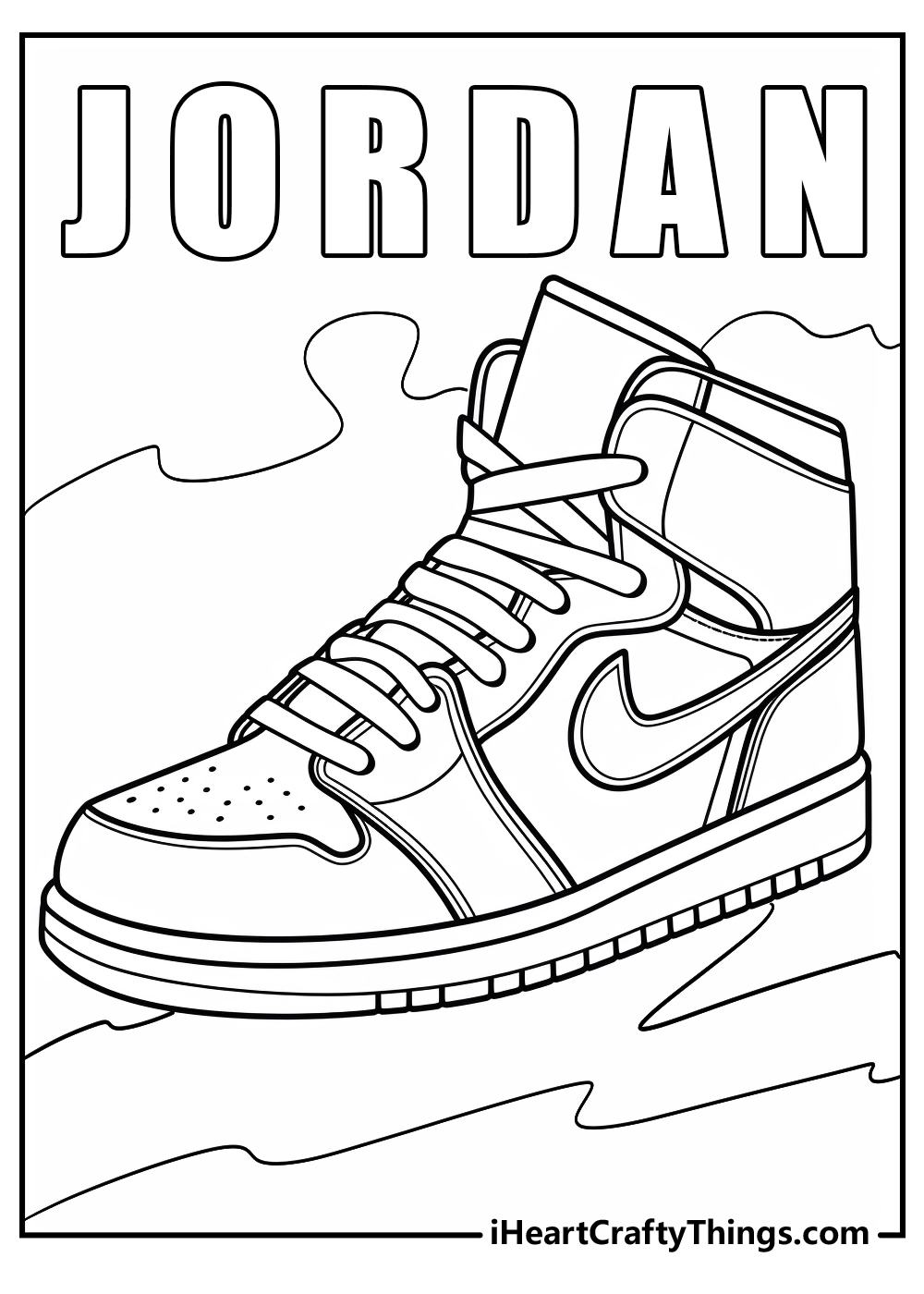 Jordan Coloring Pages For Kids 2025 