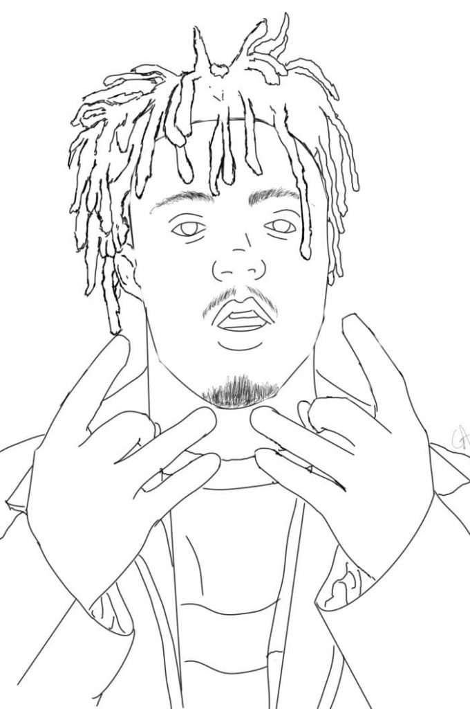 juice wrld coloring pages juice wrld coloring pages