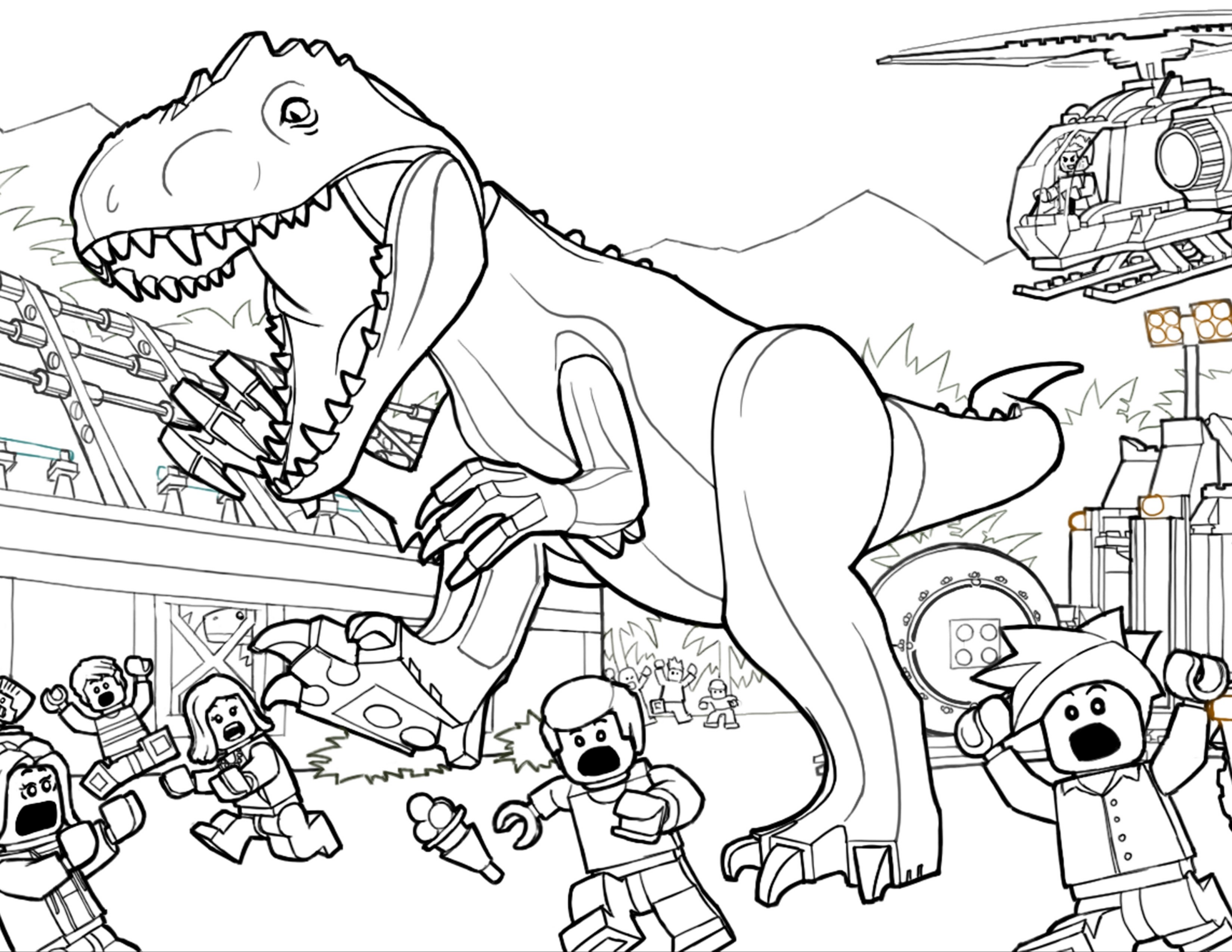 jurassic world coloring page jurassic world coloring page