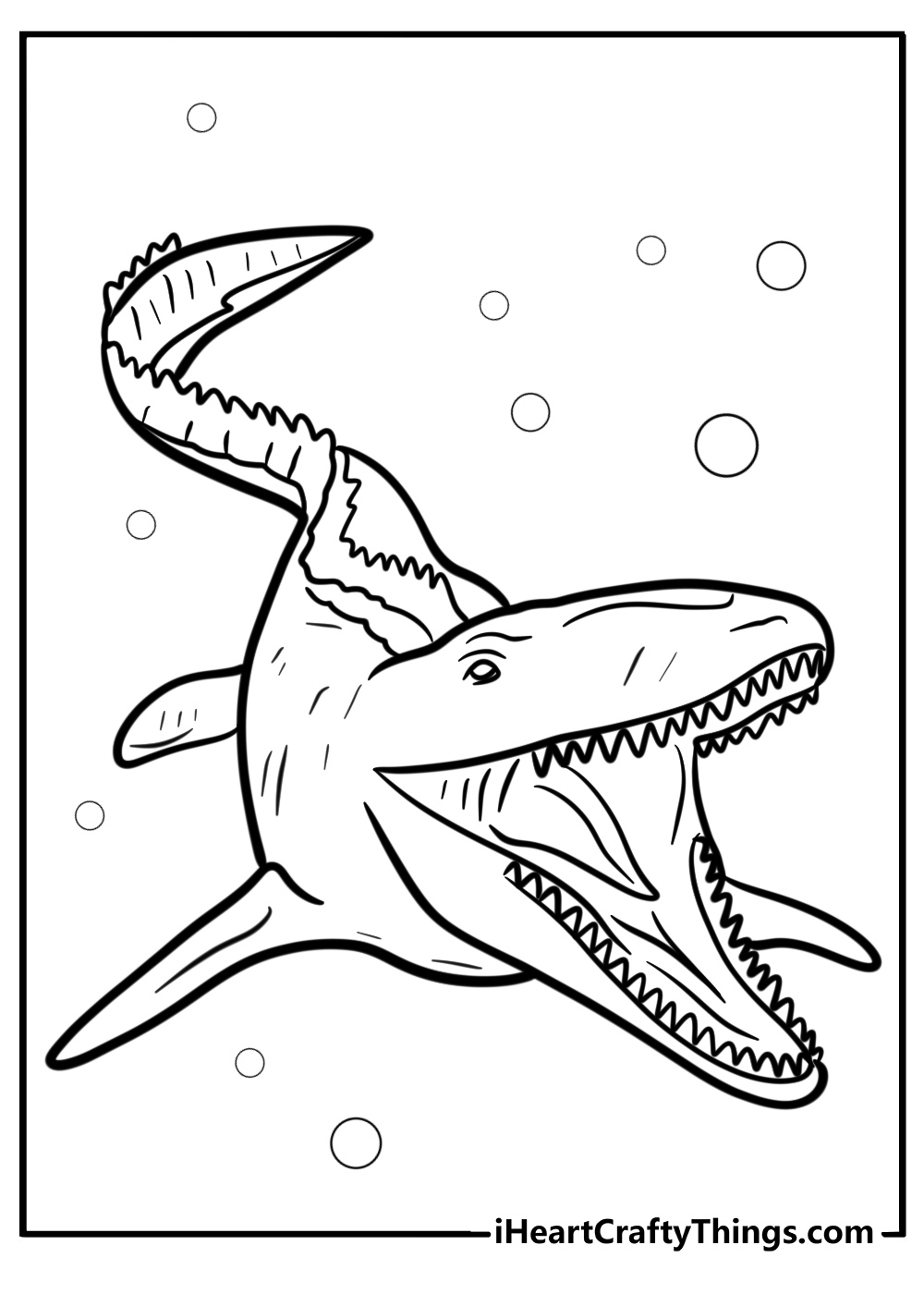 Jurassic World Coloring Pages Mosasaurus Coloring 2025 