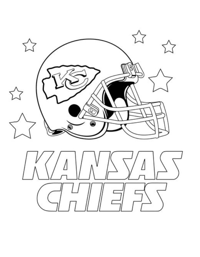 Kansas City Chiefs Coloring Pages Free Printable PDF 