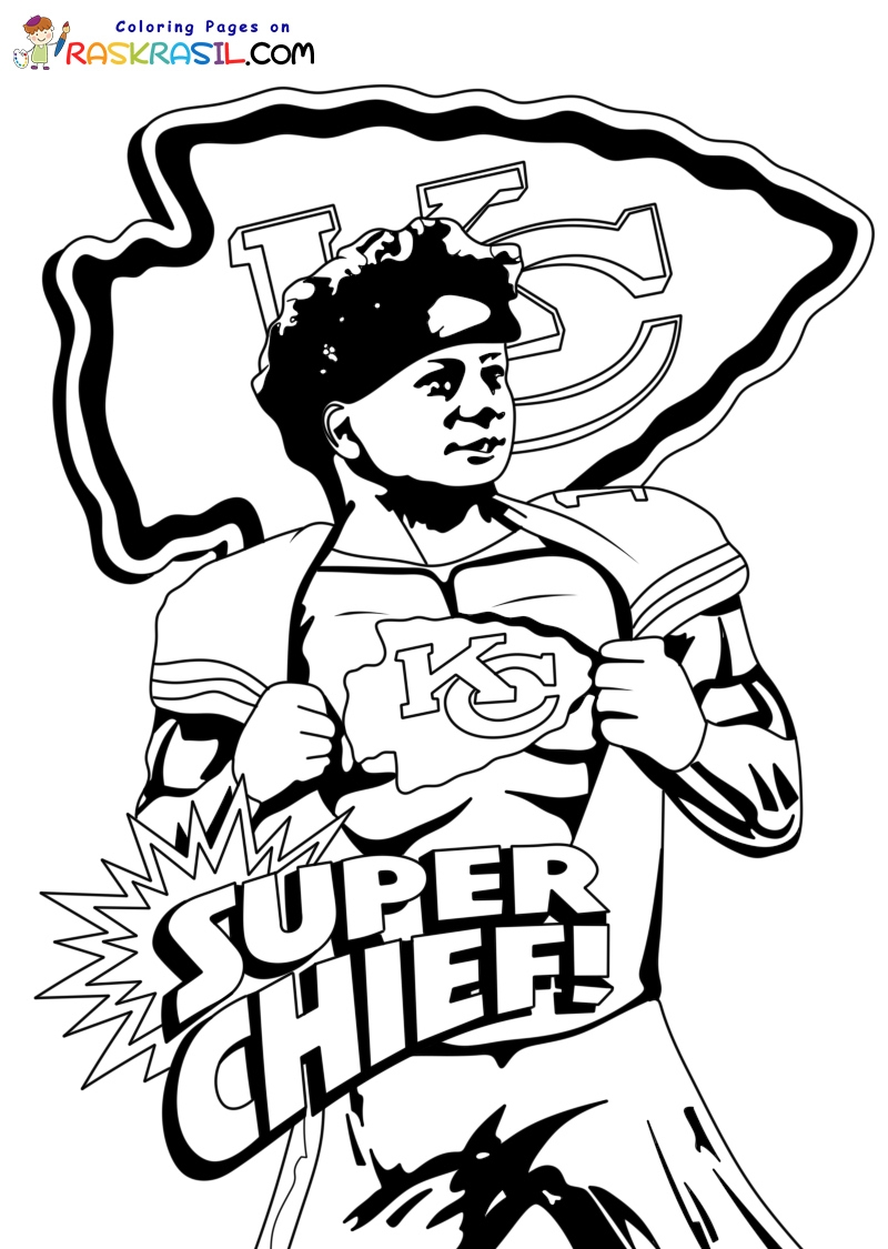 Kansas City Chiefs Coloring Pages