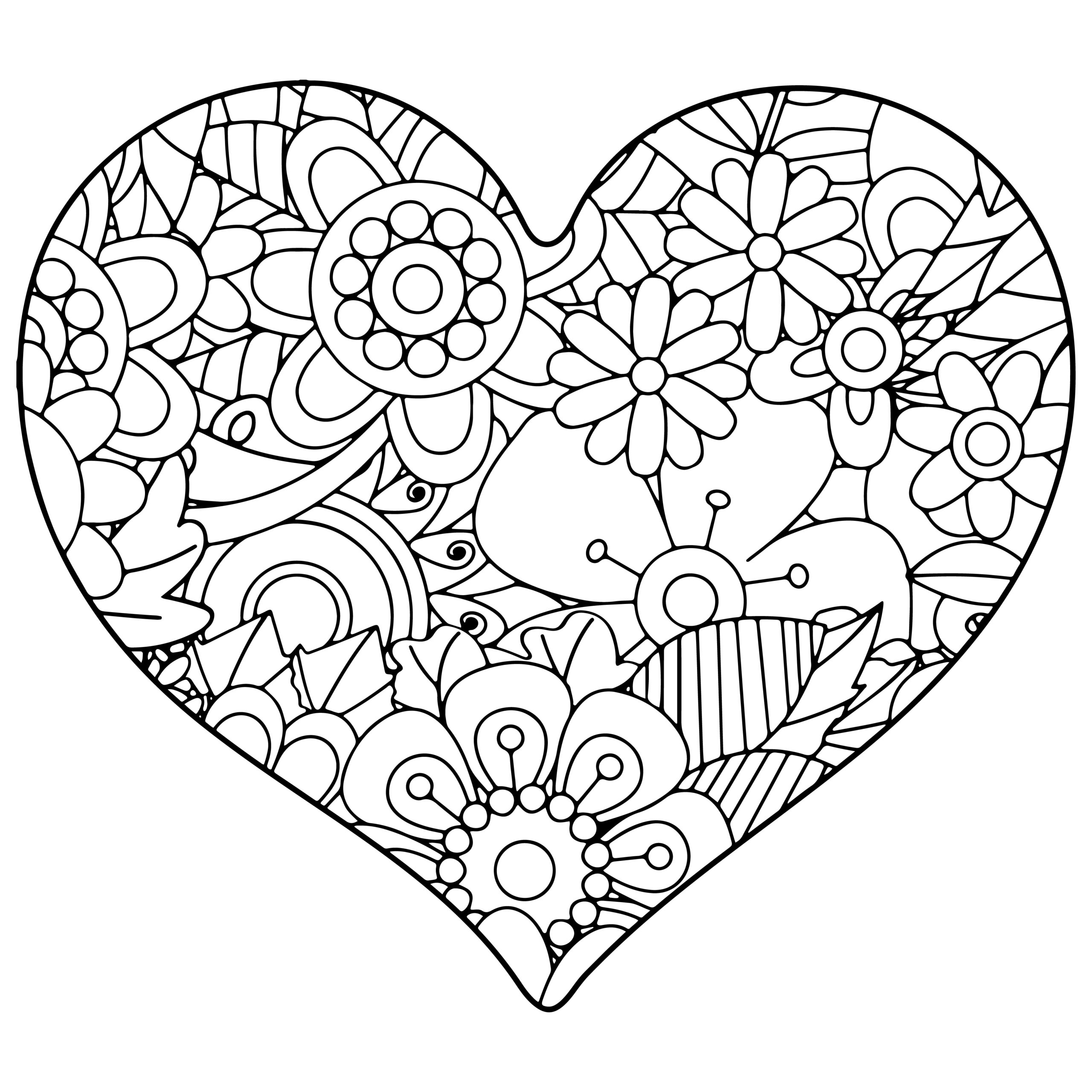 Kids Heart Coloring Pages Love Coloring Pages For Kids Adults Kids Heart Coloring Pages Love Coloring Pages For Kids Adults