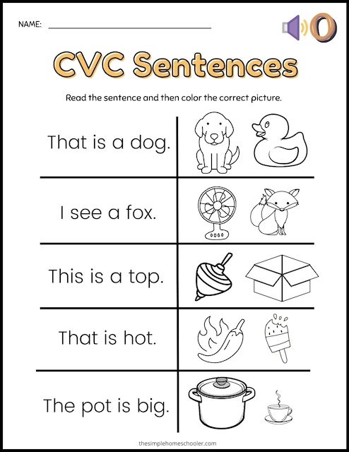 Kindergarten CVC Worksheet Packet Phonics Kindergarten Cvc 