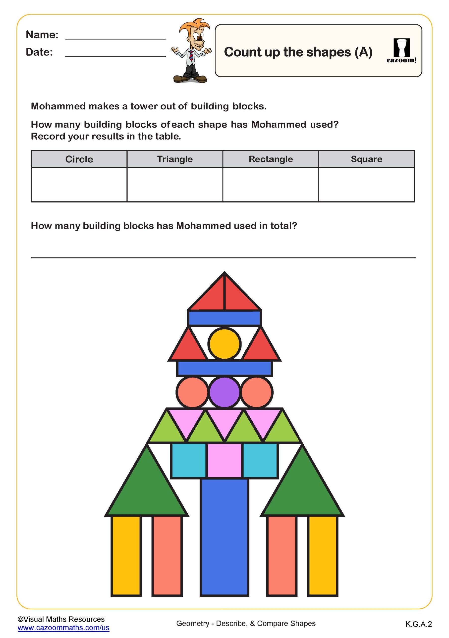 Kindergarten Math Worksheets PDF Printable PDF Worksheets