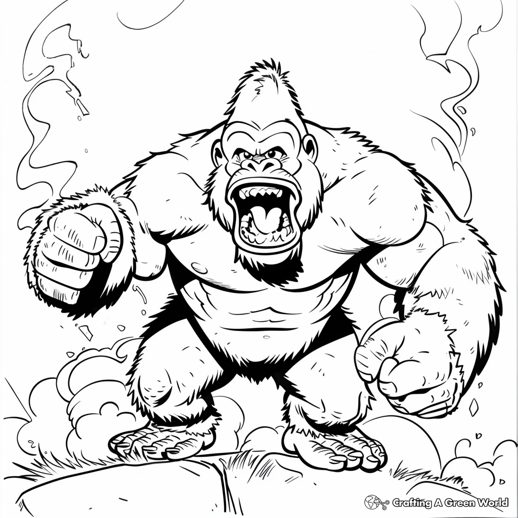 King Kong Coloring Pages Free Printable King Kong Coloring Pages Free Printable