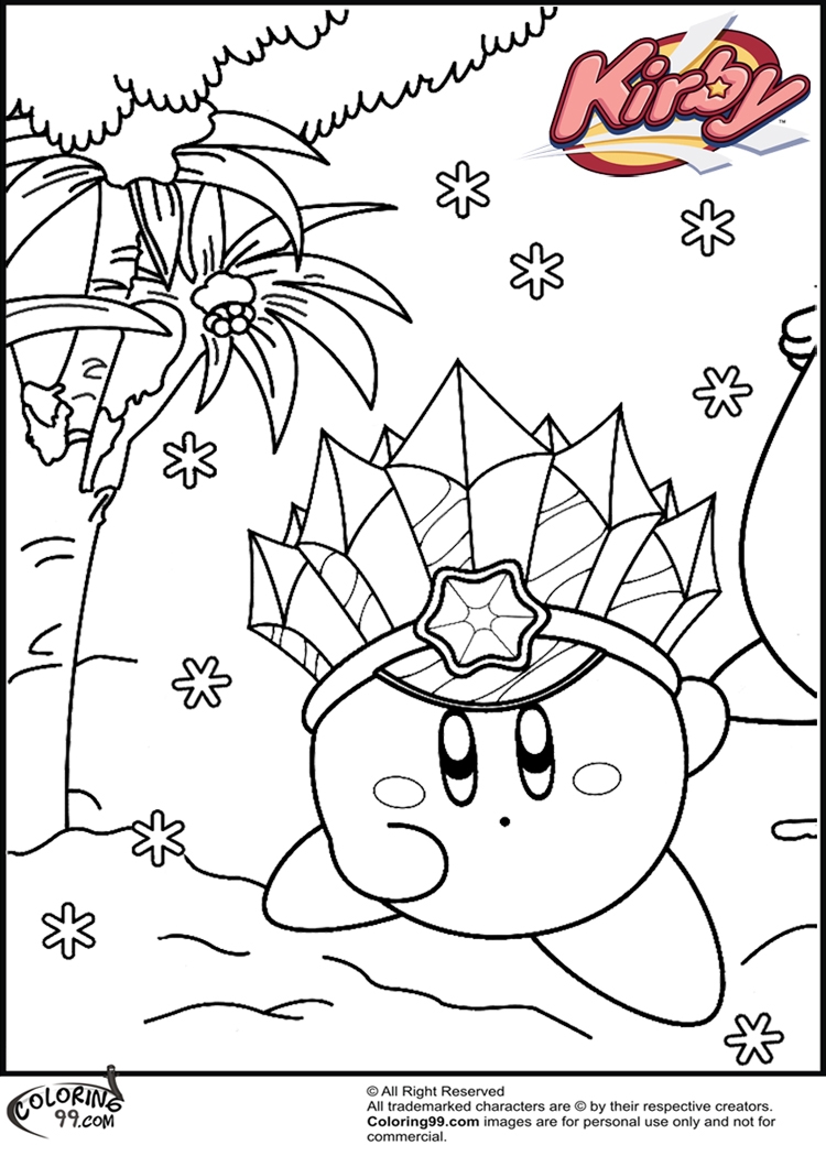 Kirby Coloring Pages At GetColorings Free Printable Colorings 
