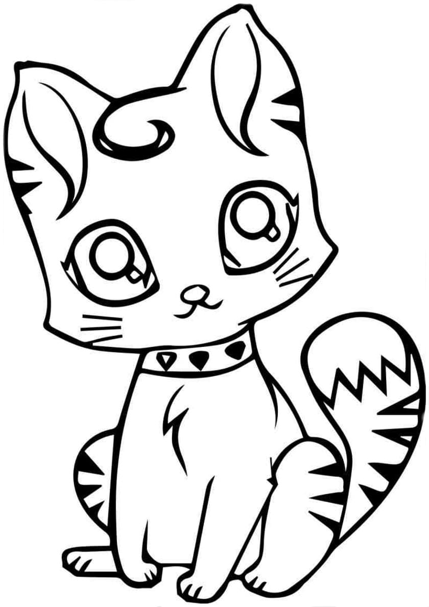Kitten Coloring Pages 100 Coloring Pages For Kids