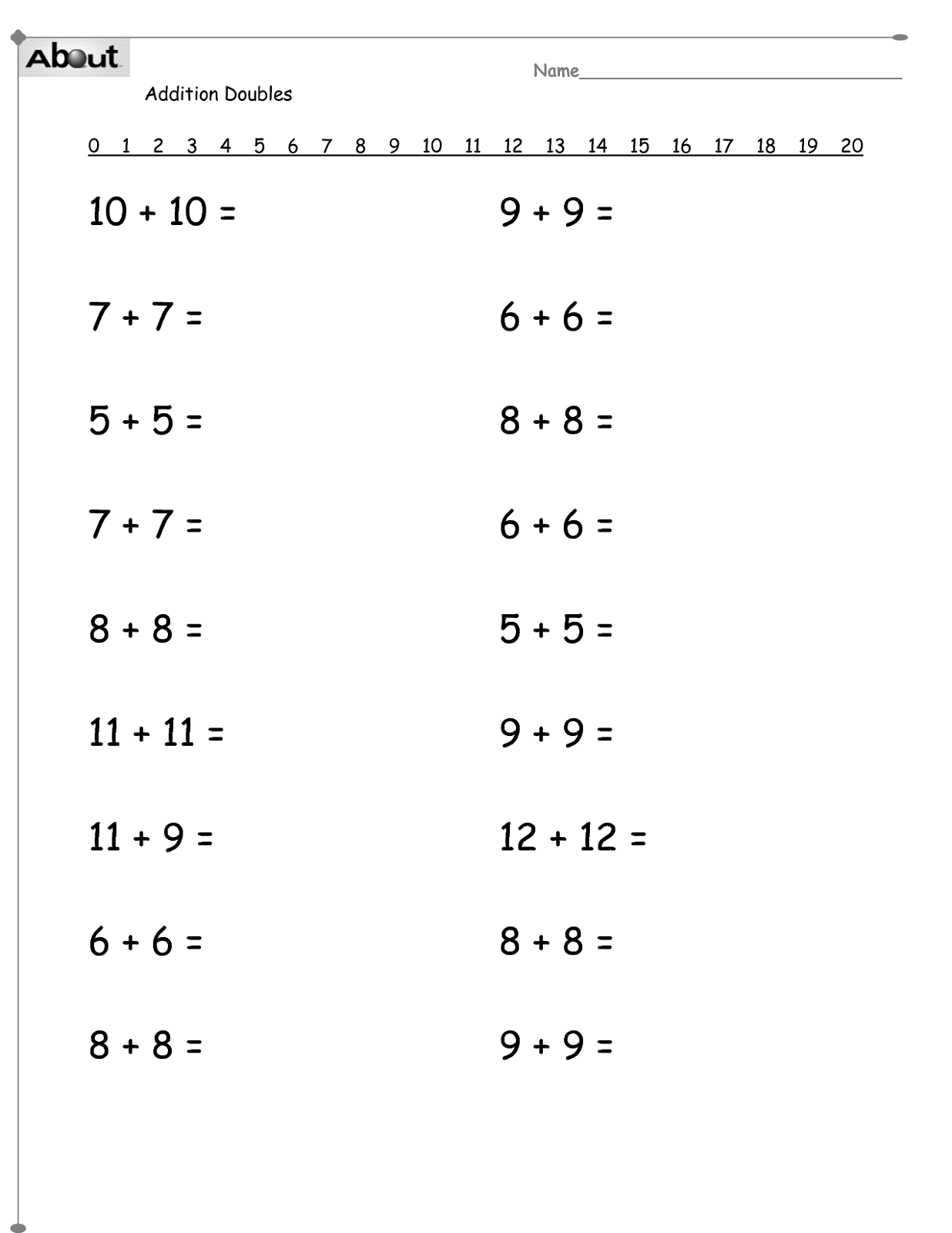 Kumon Level 4A Math Worksheets Writing Practice Worksheet