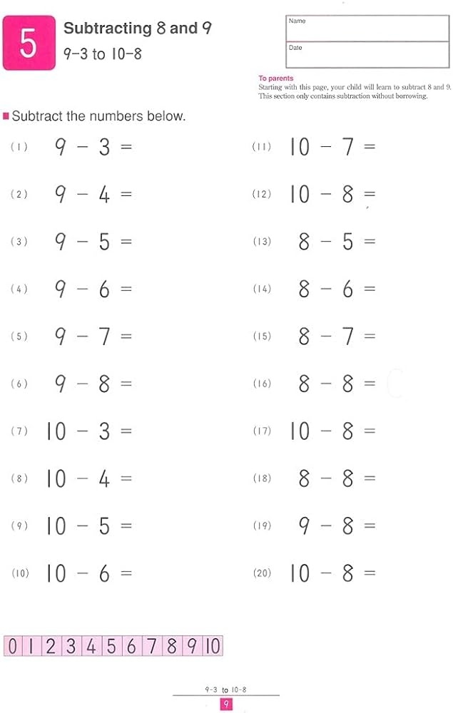 Kumon Worksheets Math 2A 3A B And C Hobbies Toys Books 