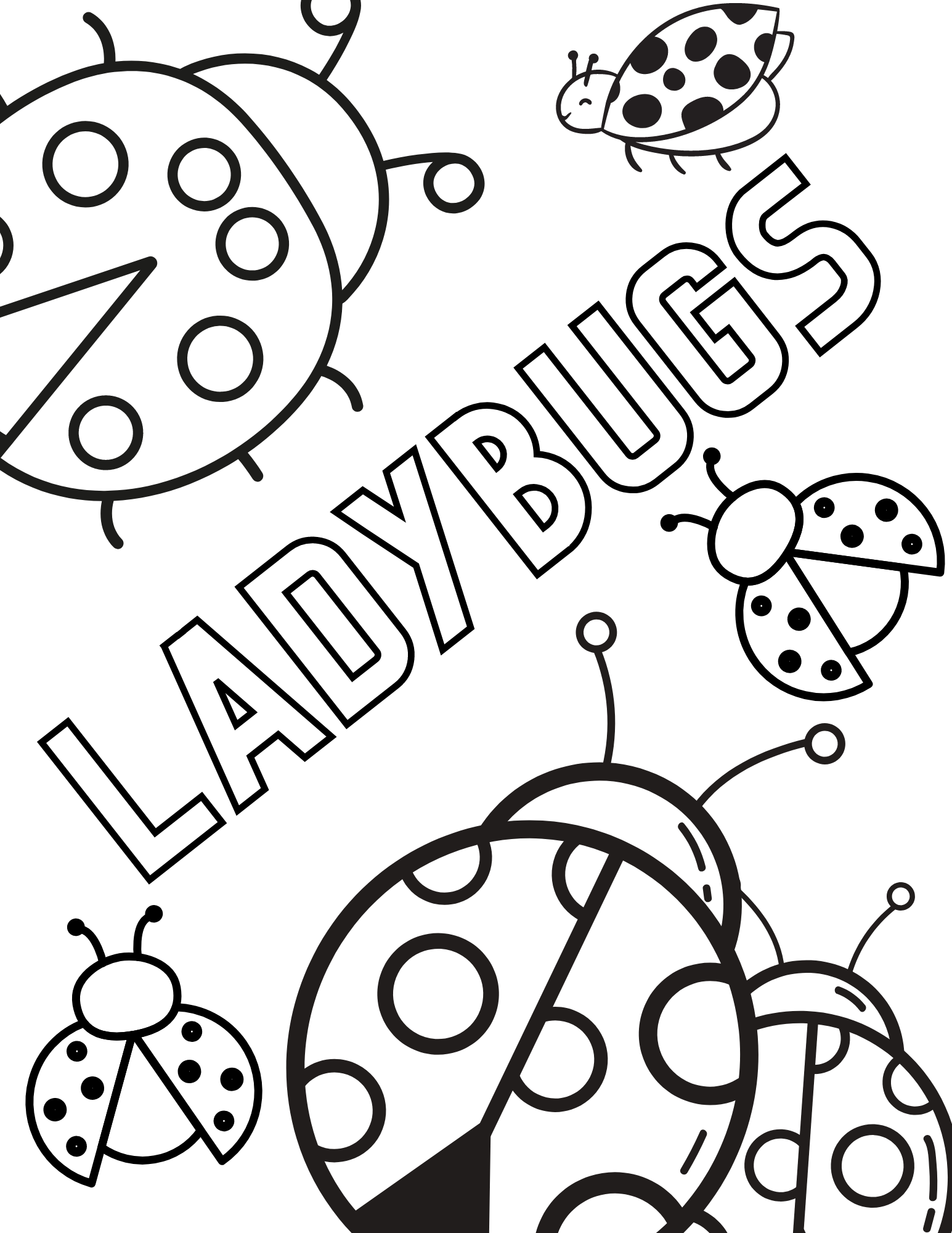 ladybug coloring page