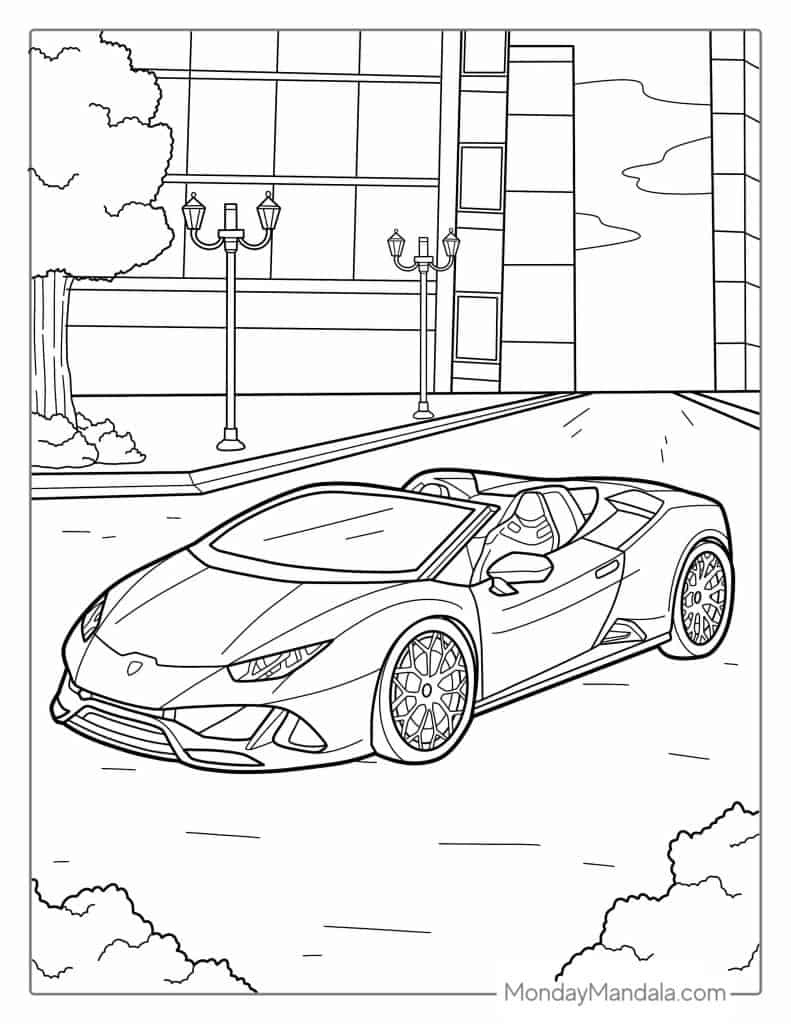 lamborghini coloring pages lamborghini coloring pages