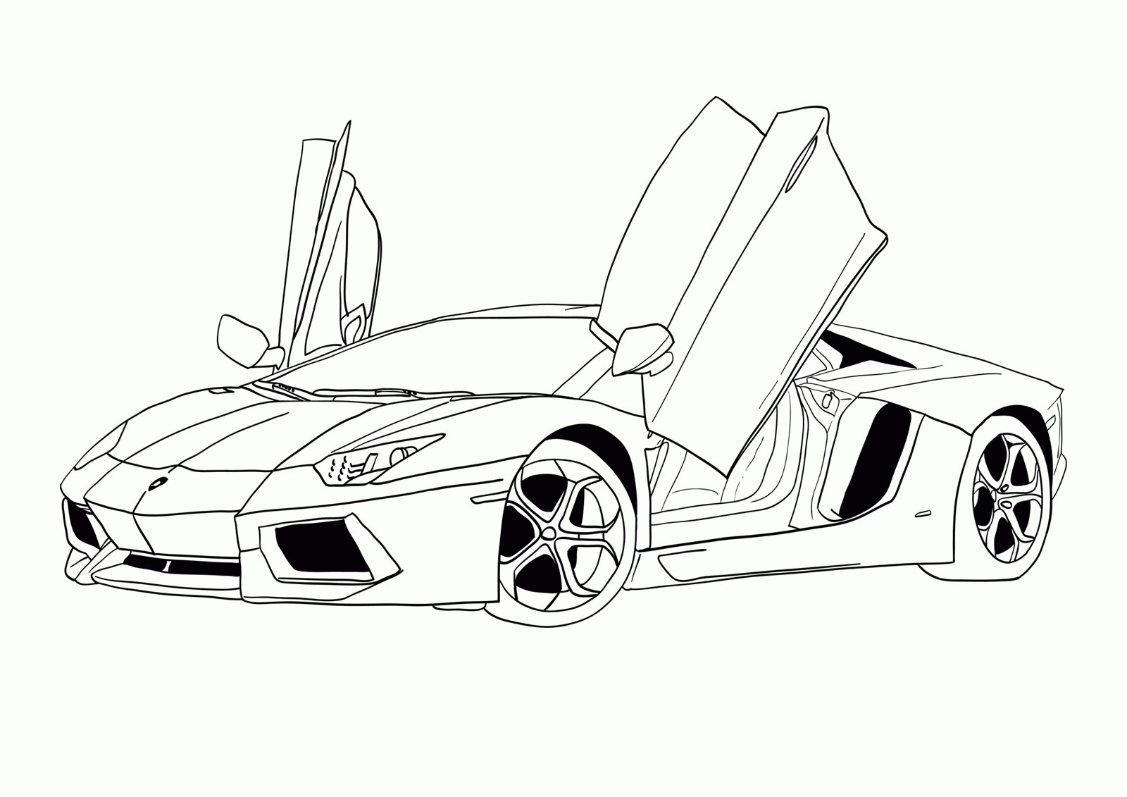 Lamborghini Coloring Pages 50 Printable Coloring Pages