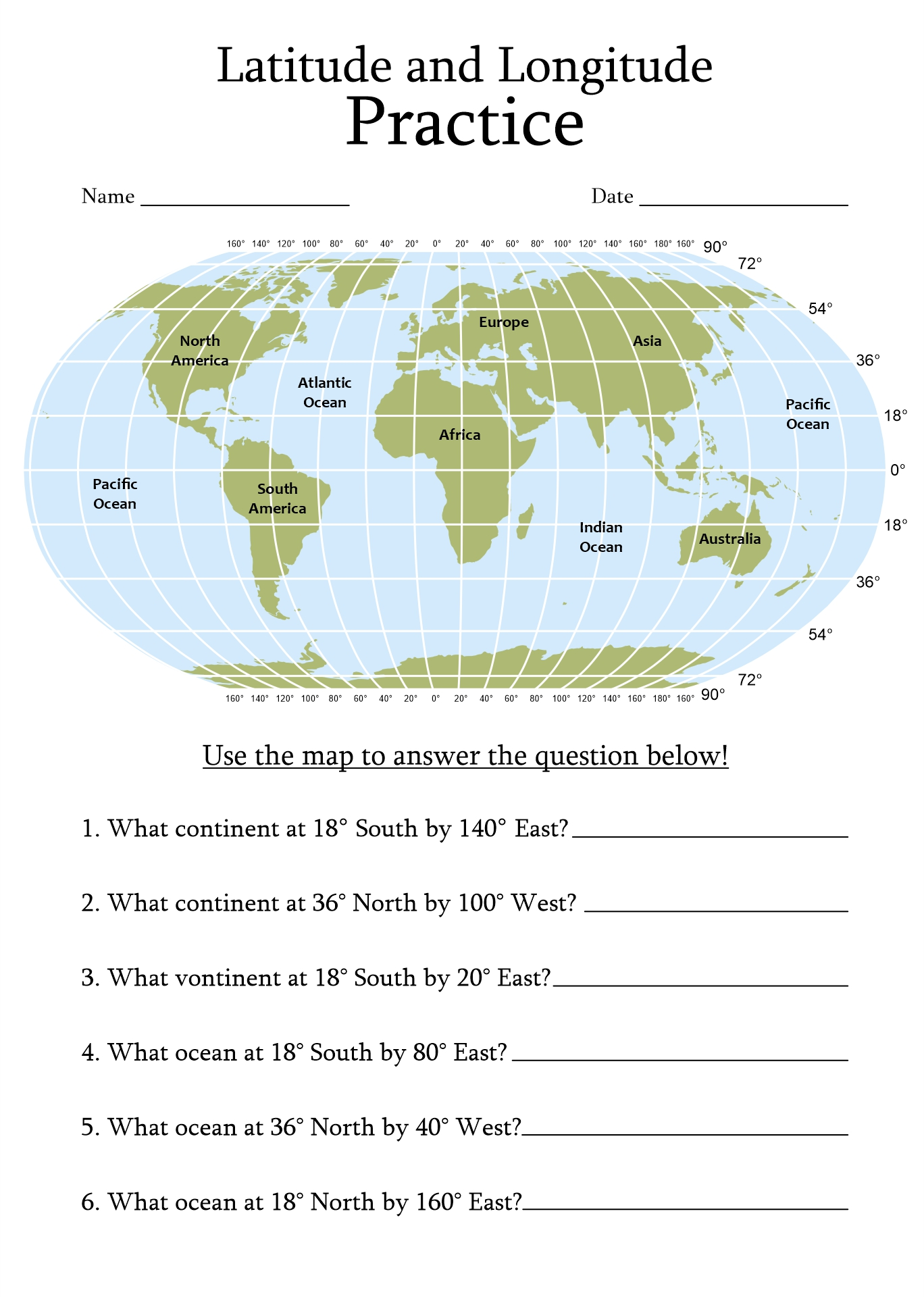 Latitude And Longitude Worksheet Worksheets Library Latitude And Longitude Worksheet Worksheets Library
