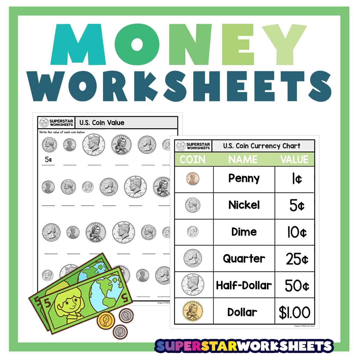Learn The Coins Coin Matching Interactive Worksheet Education Learn The Coins Coin Matching Interactive Worksheet Education