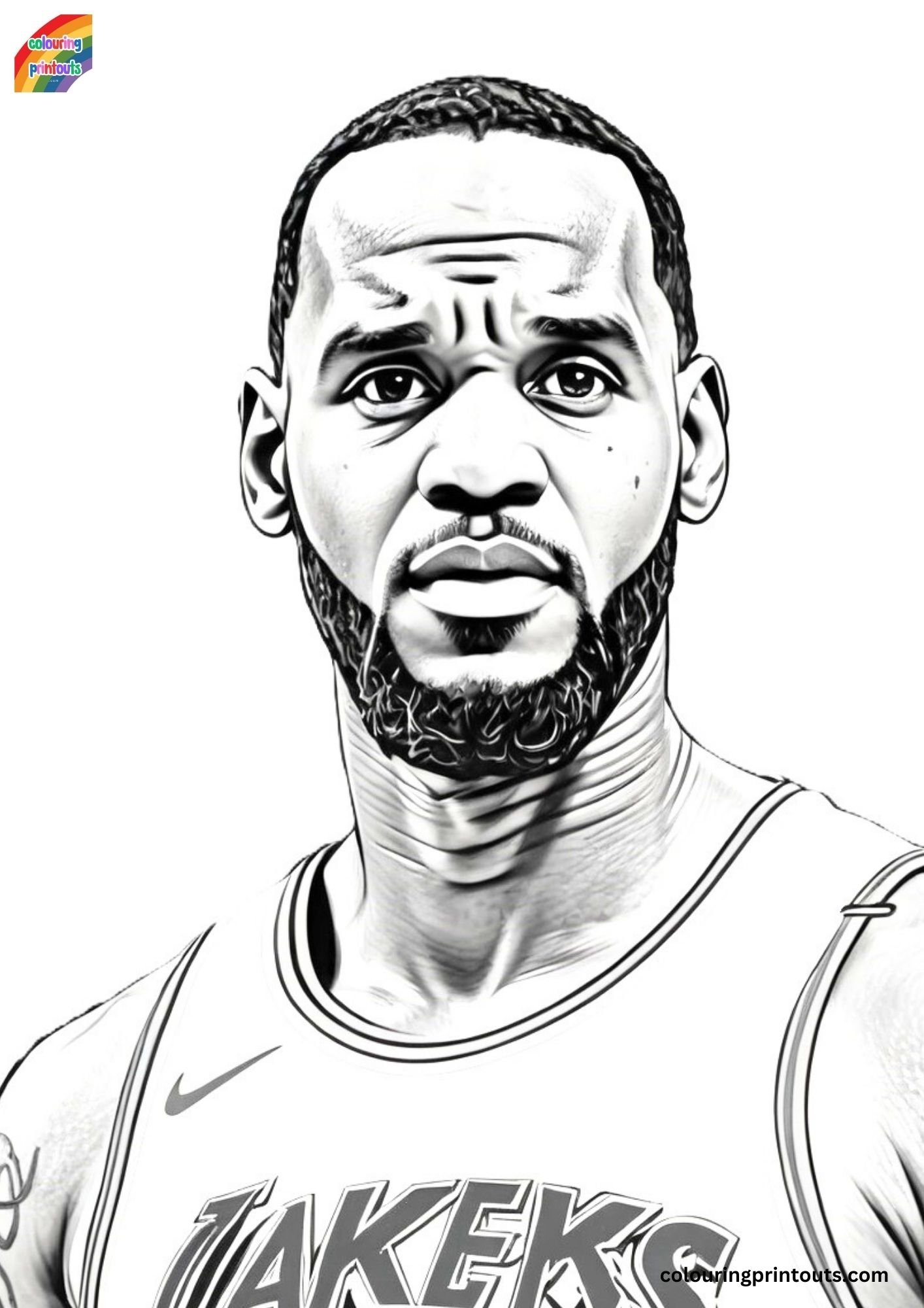 Lebron James Coloring Pages Download Free PDF Lebron James Coloring Pages Download Free PDF