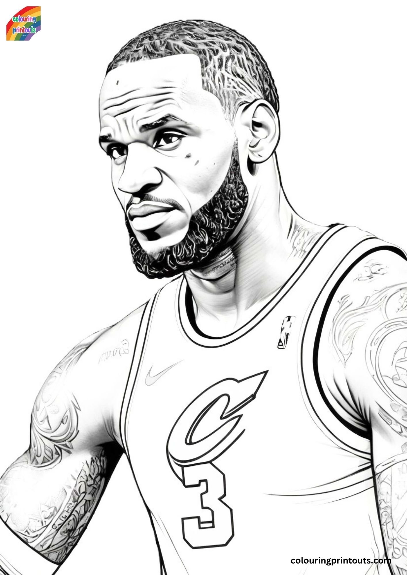 Lebron James Coloring Pages Download Free PDF Lebron James Coloring Pages Download Free PDF