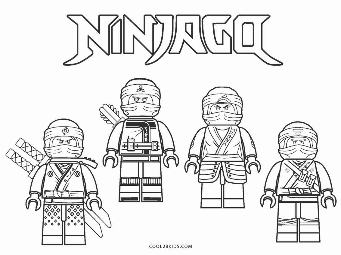 ninja ninjago coloring pages