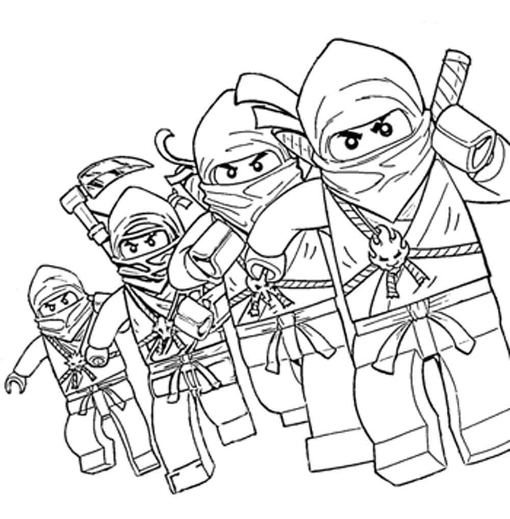 Lego Ninjago Coloring Pages Printable Coloring Pages FREE
