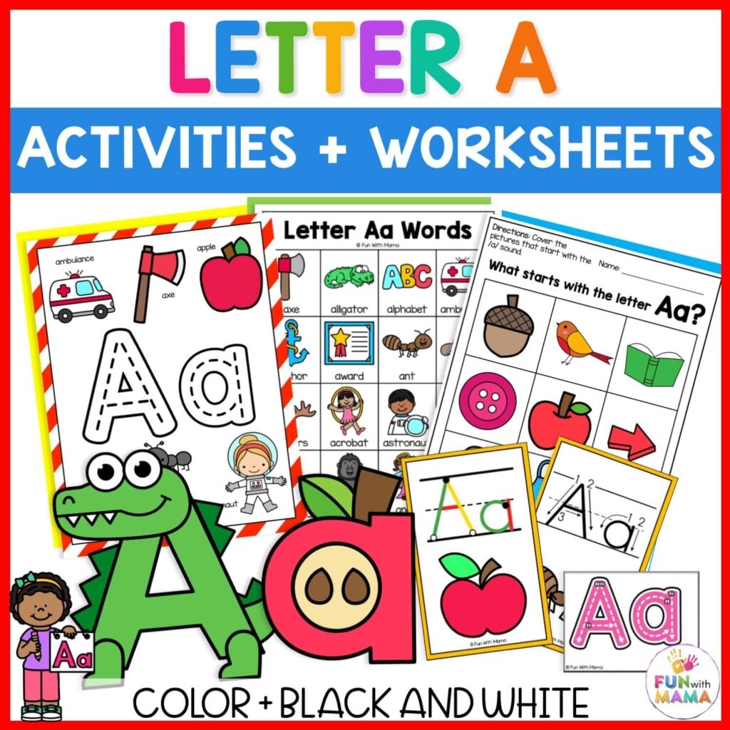 Letter A Preschool Printable Pack Fun With Mama Letter A Preschool Printable Pack Fun With Mama