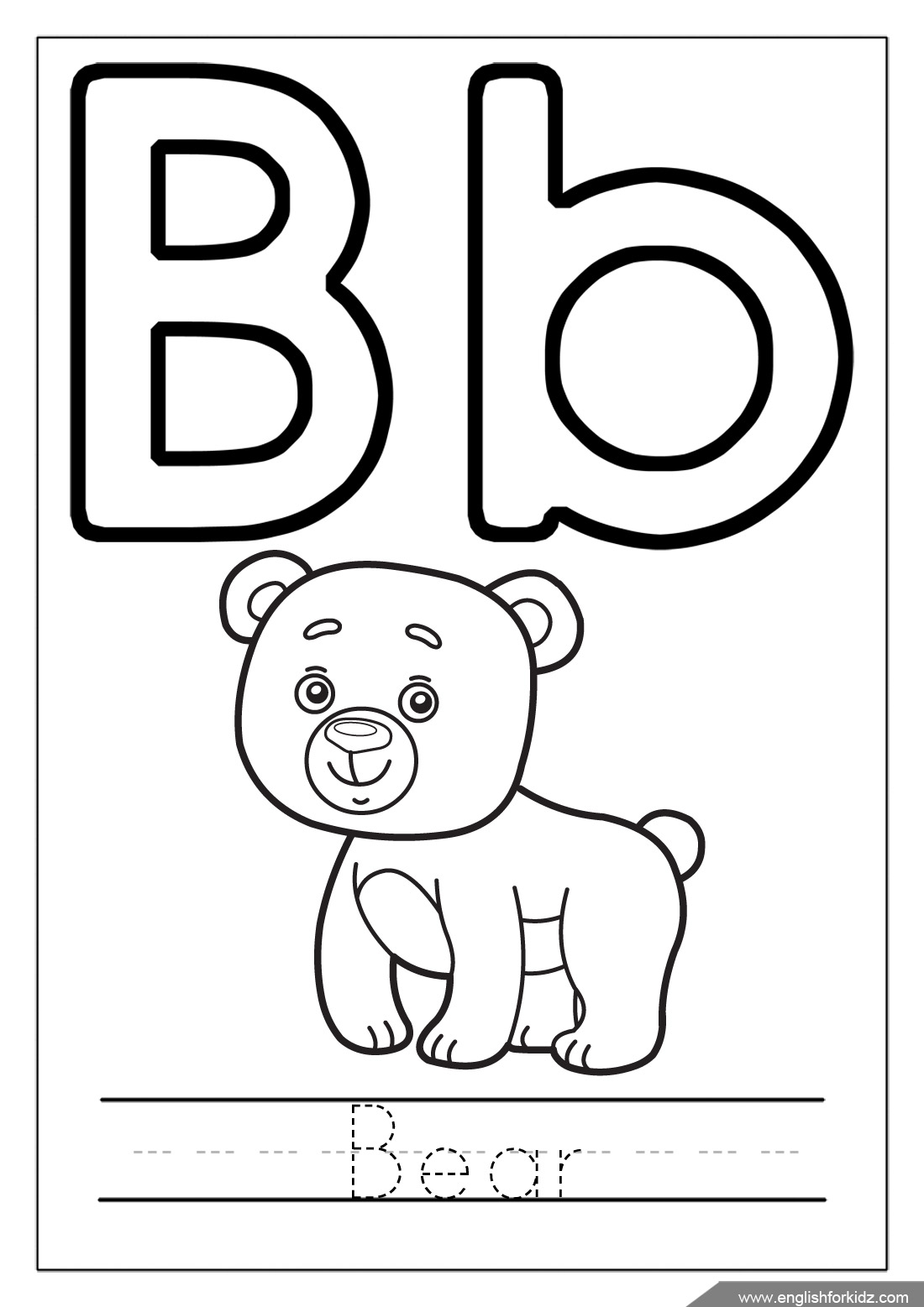 Letter B Coloring Worksheet Coloring Pages Letter B Coloring Worksheet Coloring Pages