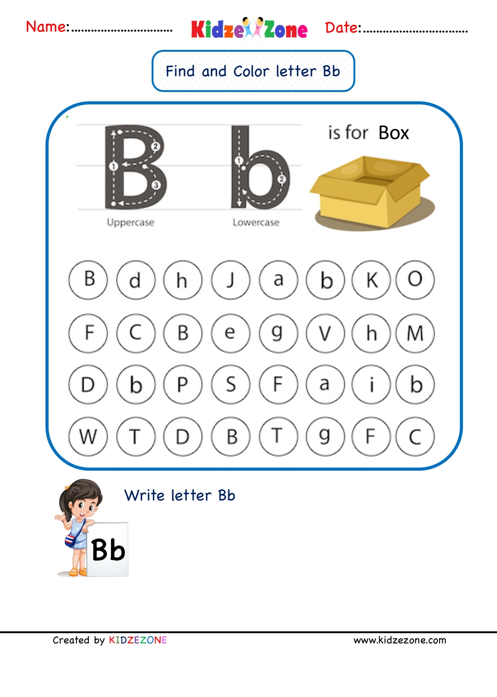 Letter B Worksheets