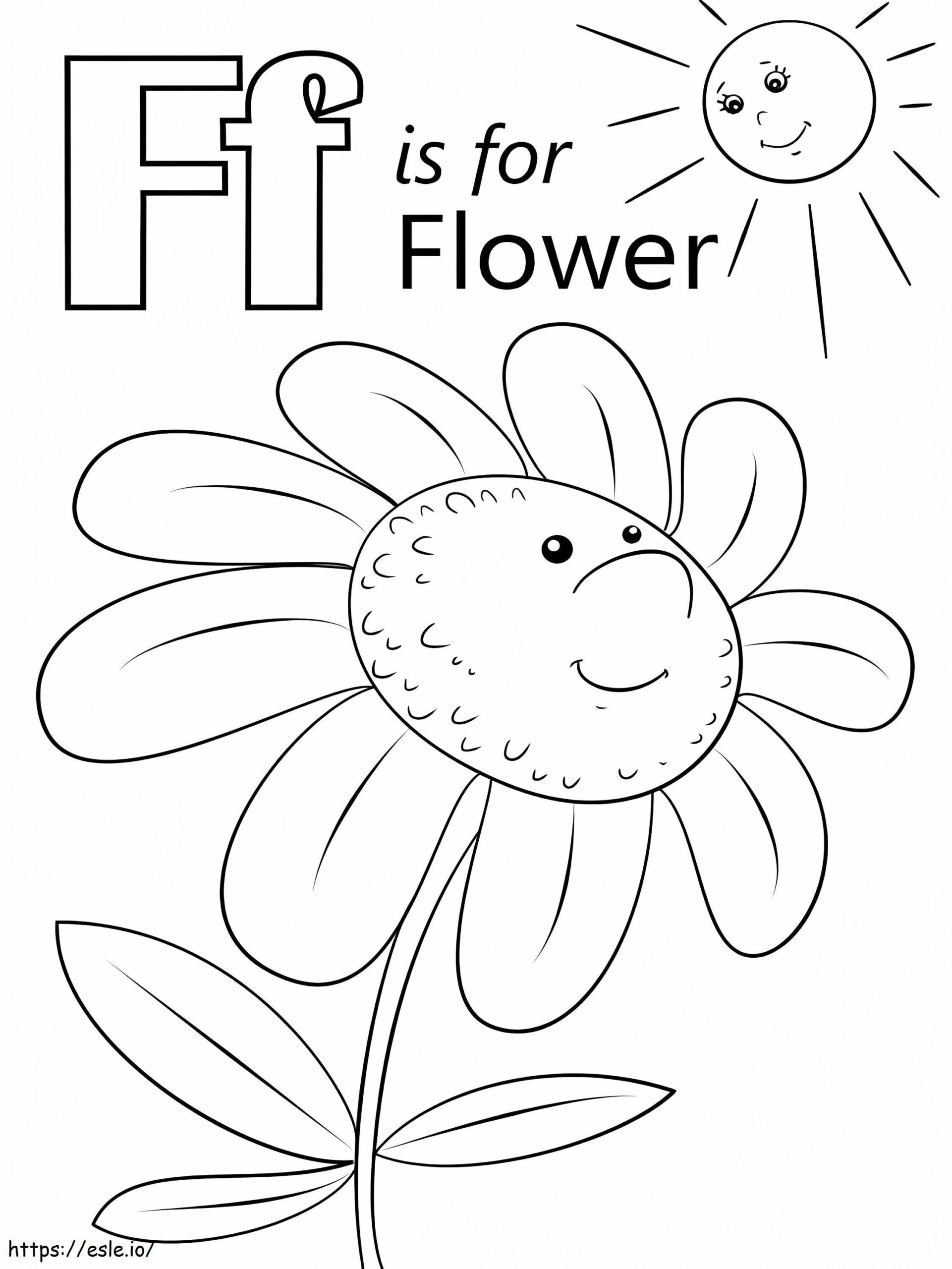 Letter F Coloring Worksheets Letter F Coloring Pages