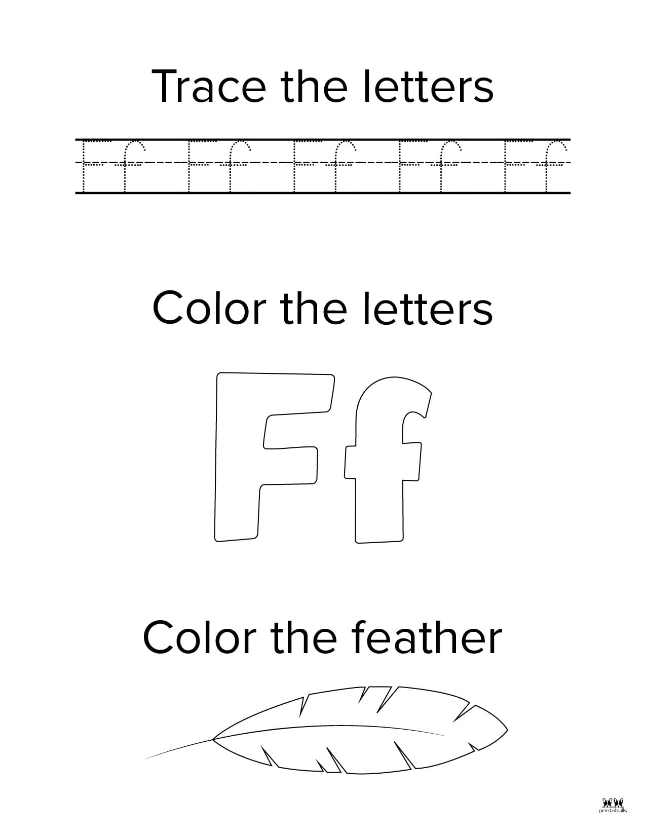 Letter F Worksheets 50 FREE Printables PrintaBulk