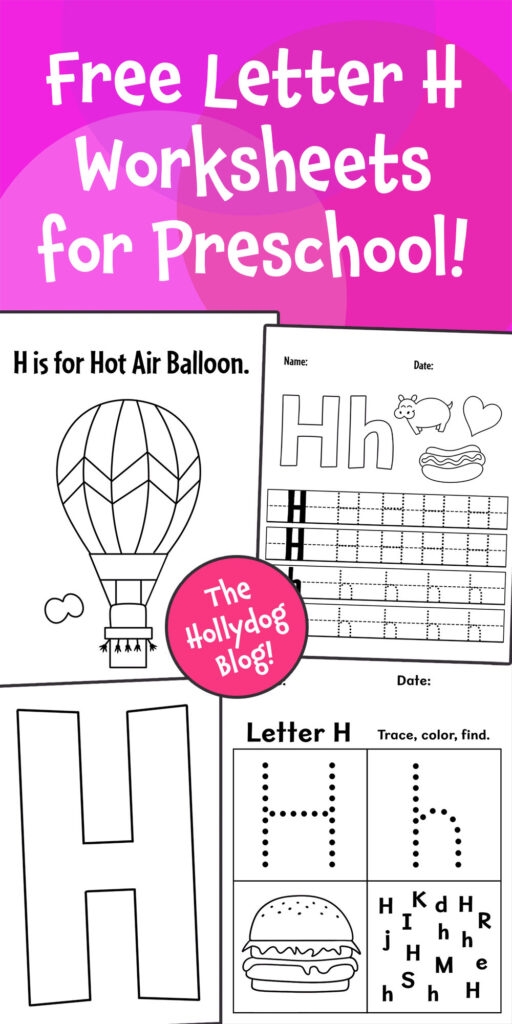 Letter H Worksheets For Preschool