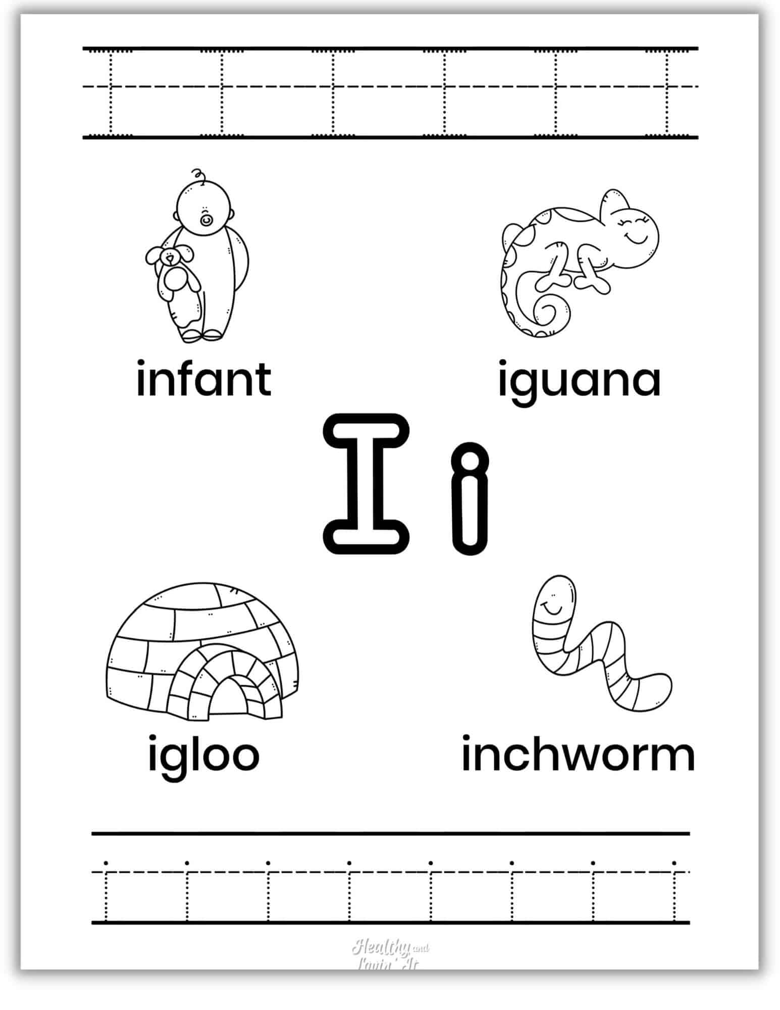 Letter I Preschool Printables Printable Free Templates