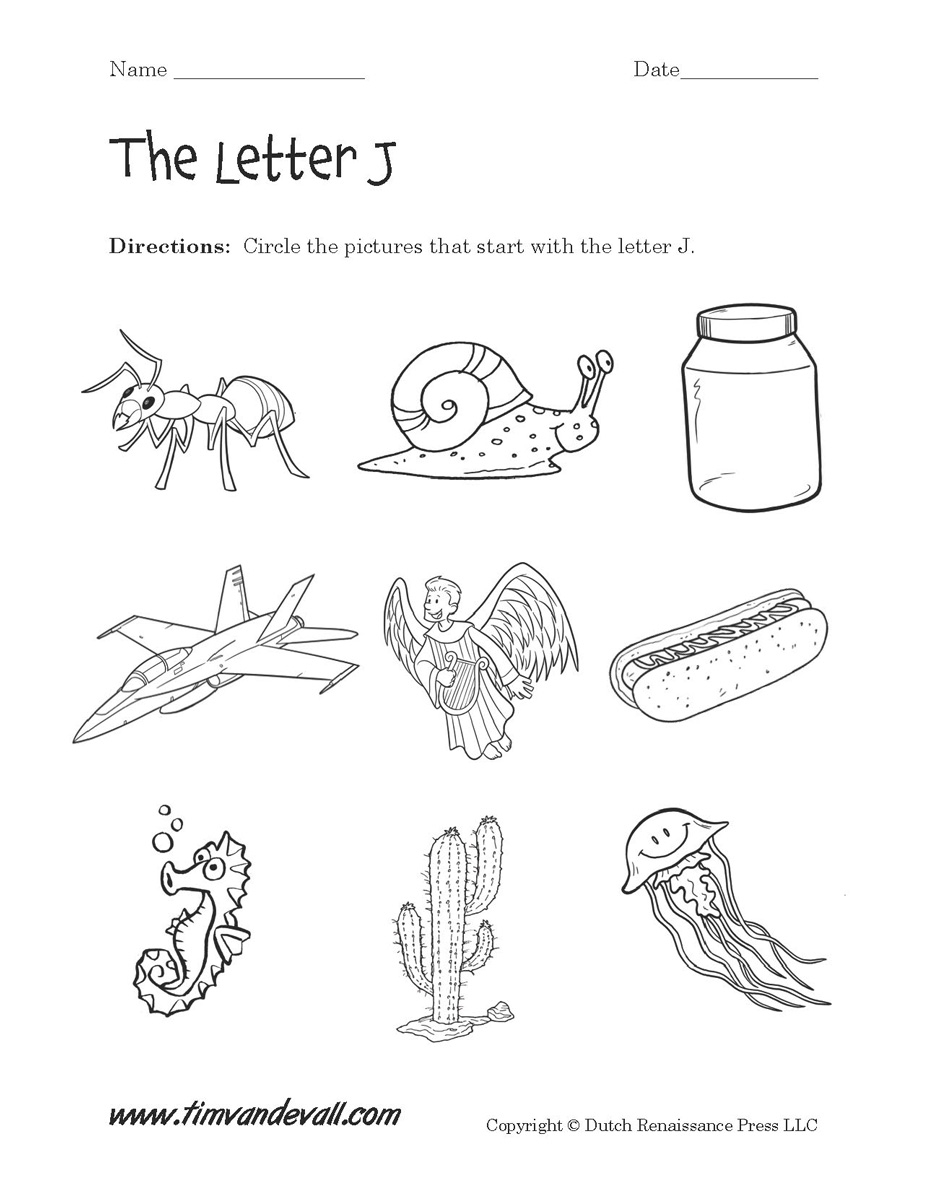Letter J Worksheets Preschool Alphabet Printables Letter J Worksheets Preschool Alphabet Printables