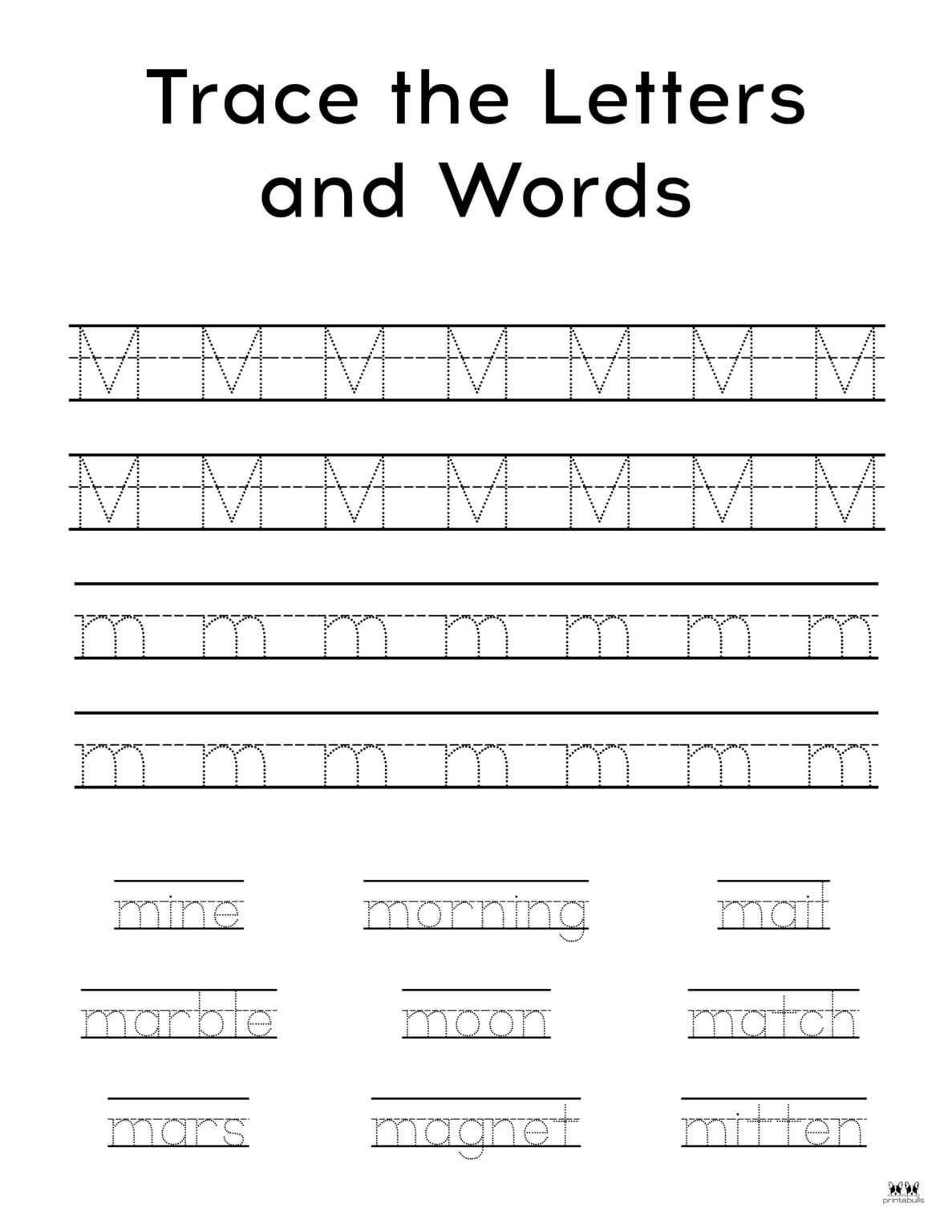 Letter M Worksheets 50 FREE Printables Printabulls Letter M Worksheets 50 FREE Printables Printabulls
