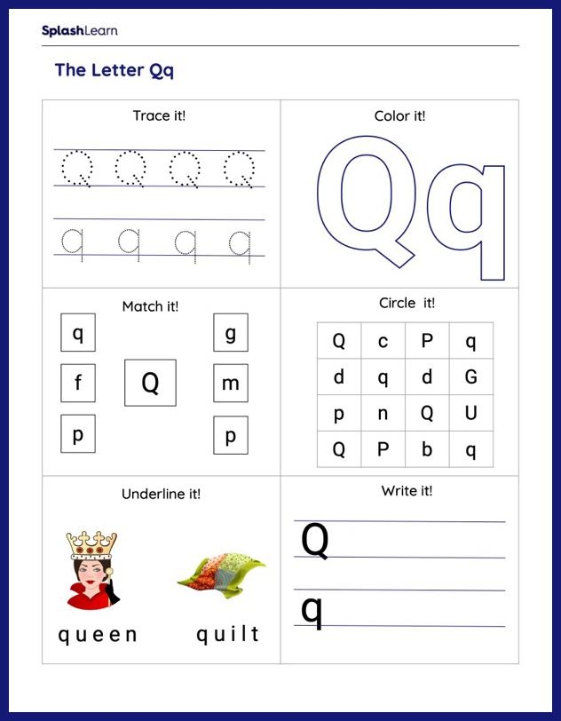 letter q worksheet